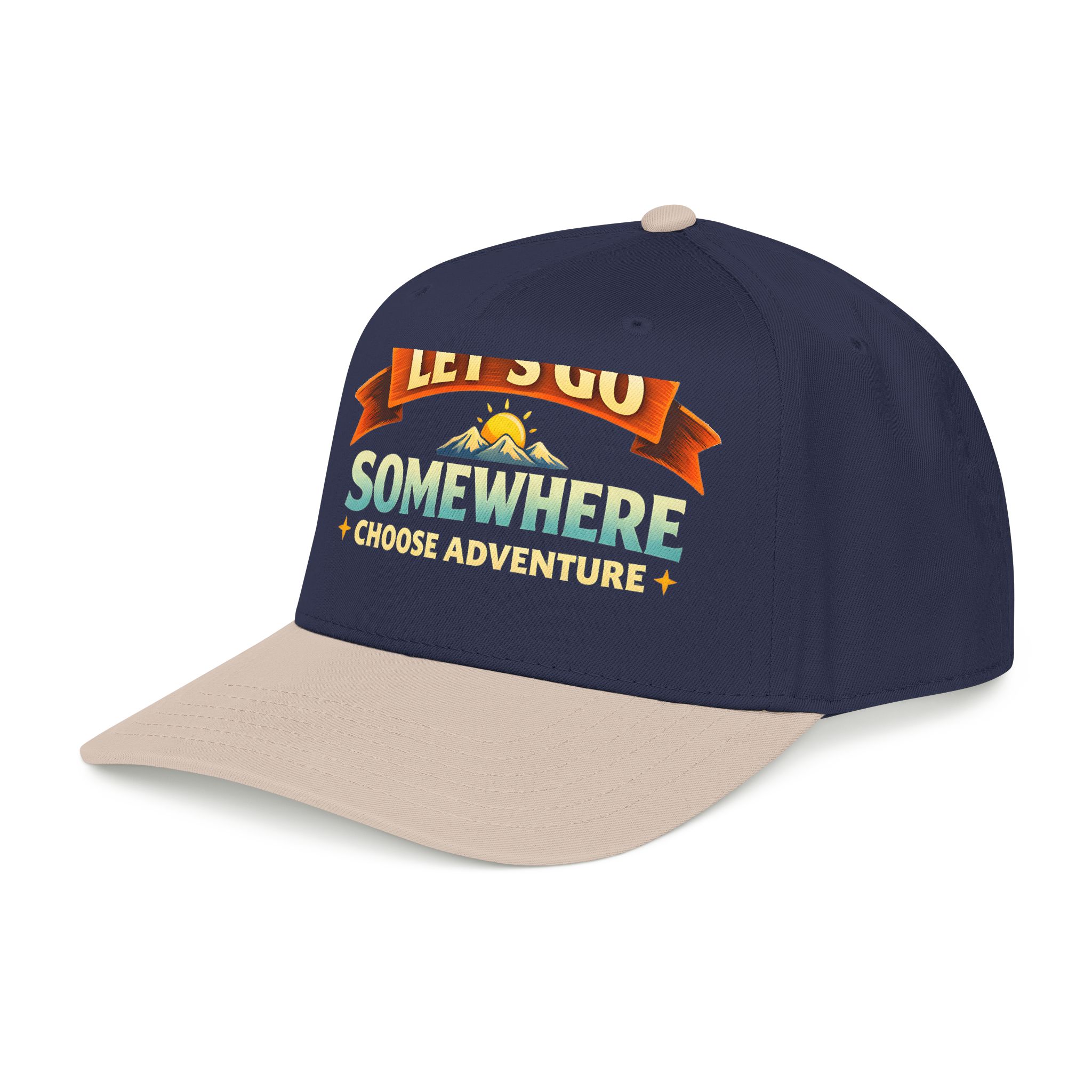 4040304282464270450_2048.jpeg Baseball Cap - "Lets Go Somewhere" Design Scenic-Line