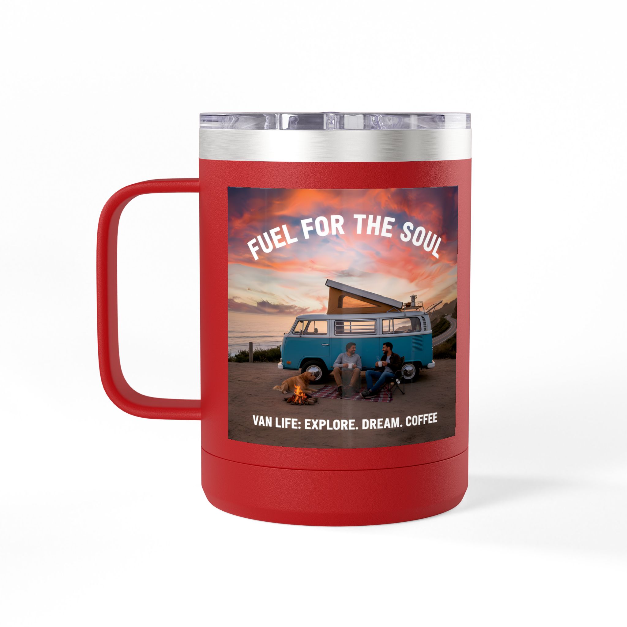 Coffee Mug Tumbler, 15oz — "Fuel for the Soul"