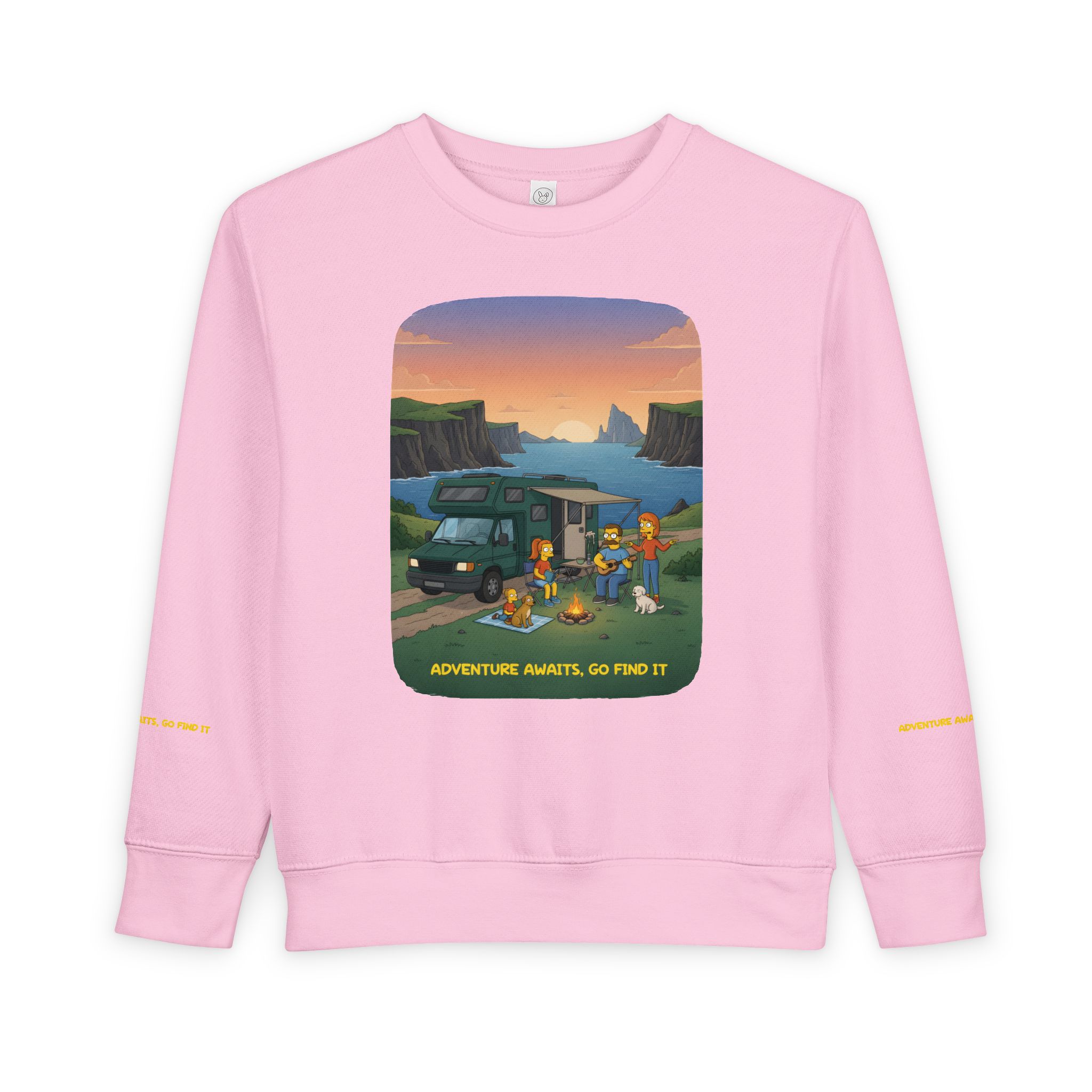 4071986974798753395_2048-1.jpeg Toddler Sweatshirt - "Adventure Awaits-Go Find It" (Design Sitcom-Line)
