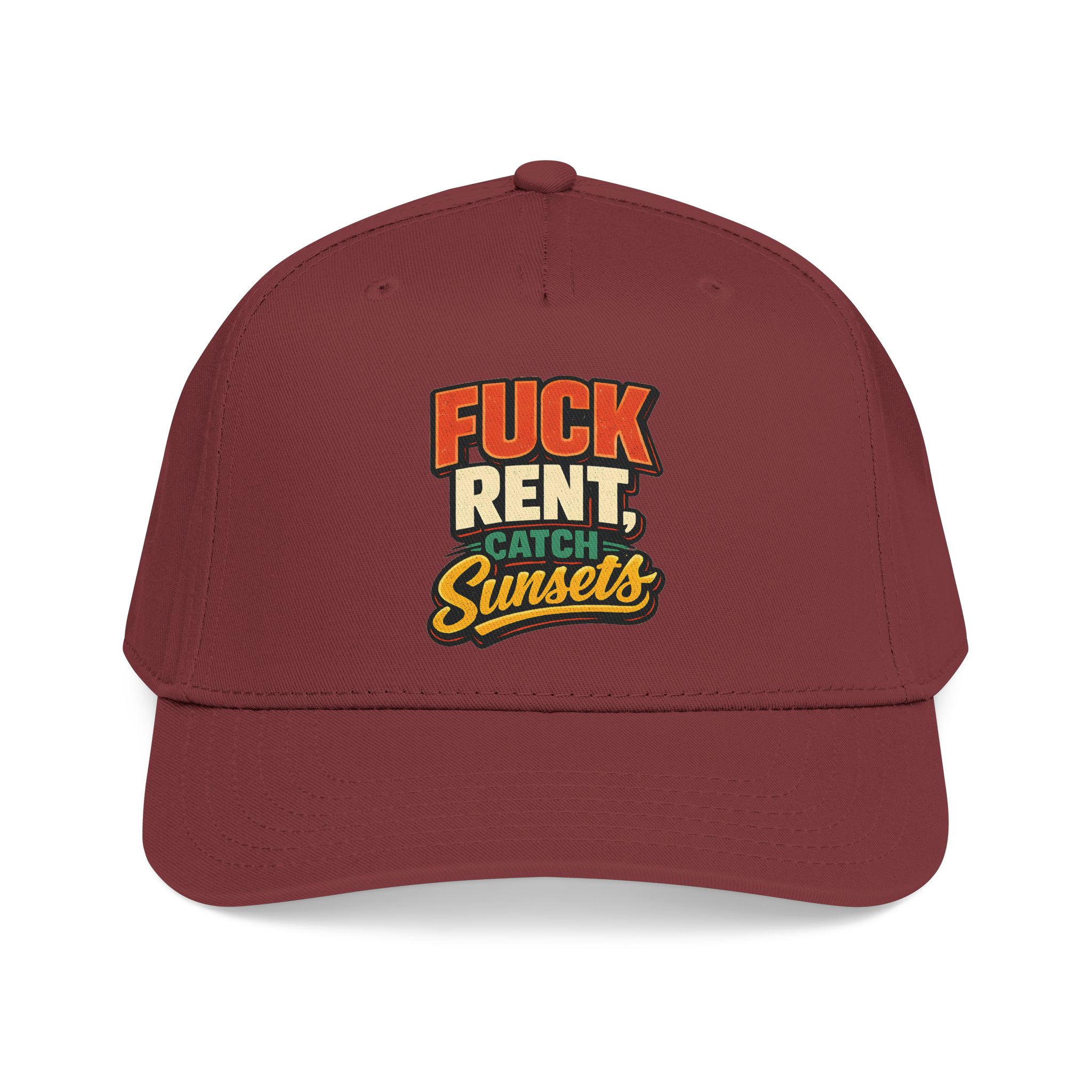 Baseball Cap - "Fuck Rent Catch Sunsets" Design F**K-Line