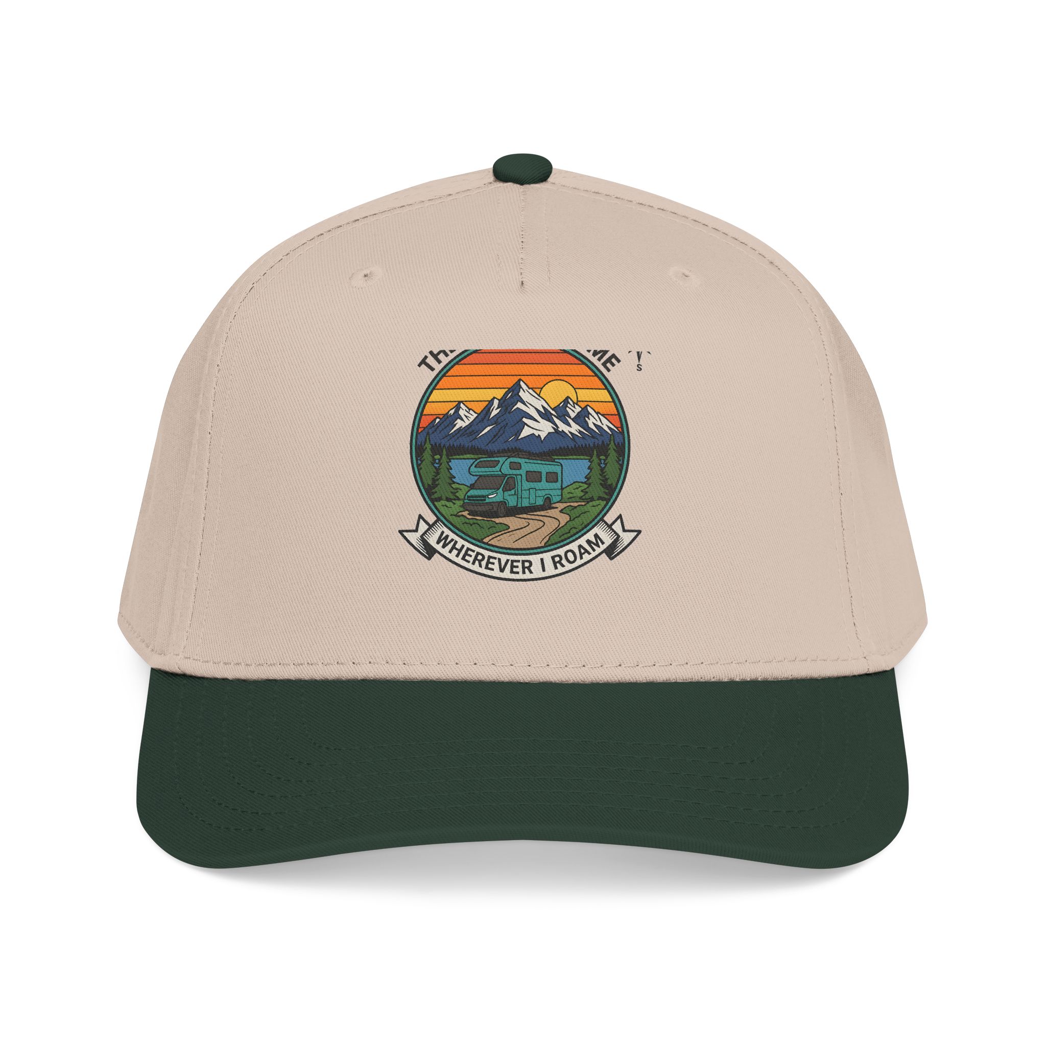 Baseball Cap — "The Road Is Home, Wherever I Roam"