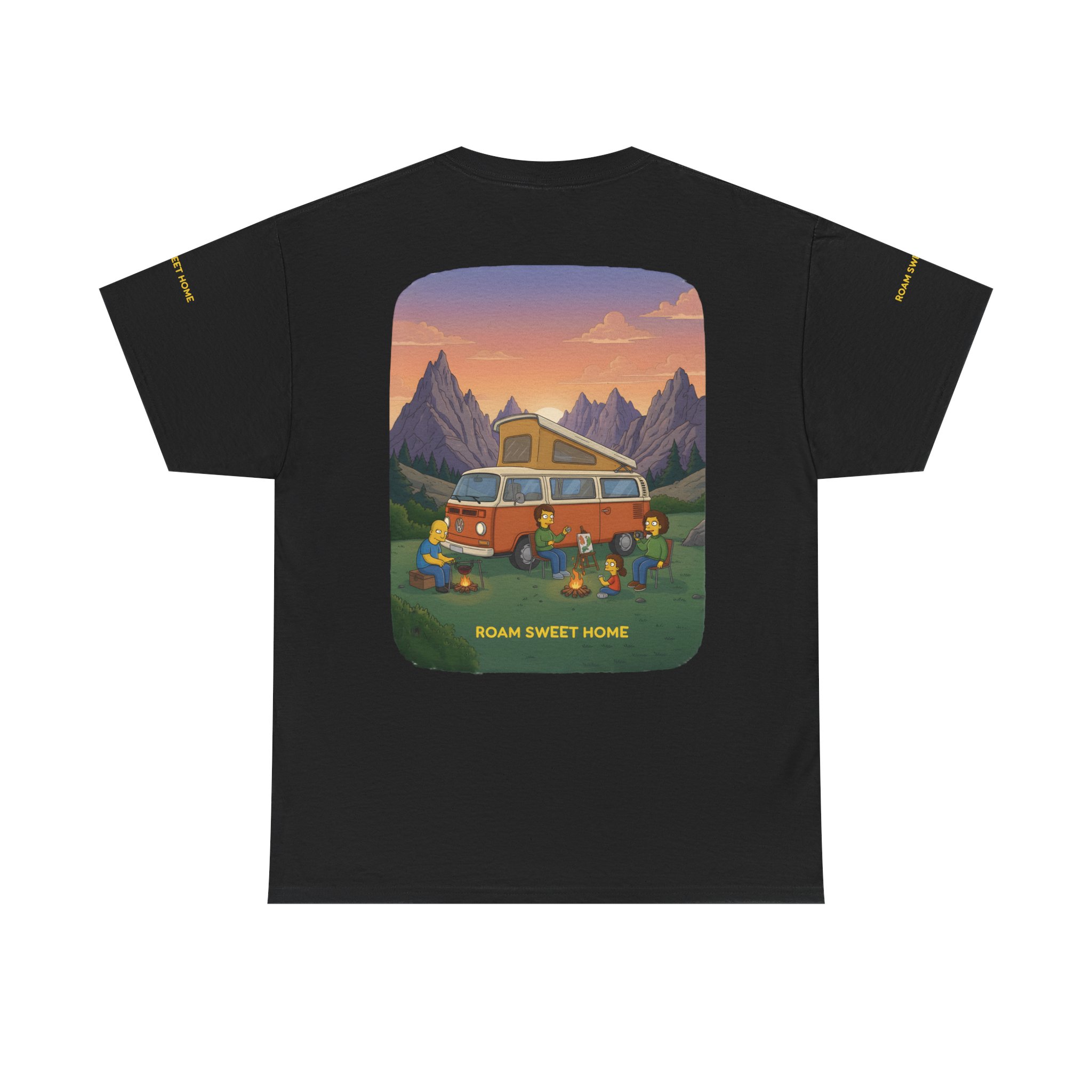 Unisex Heavy Cotton Tee — "Roam Sweet Home" Design Sitcom-Line
