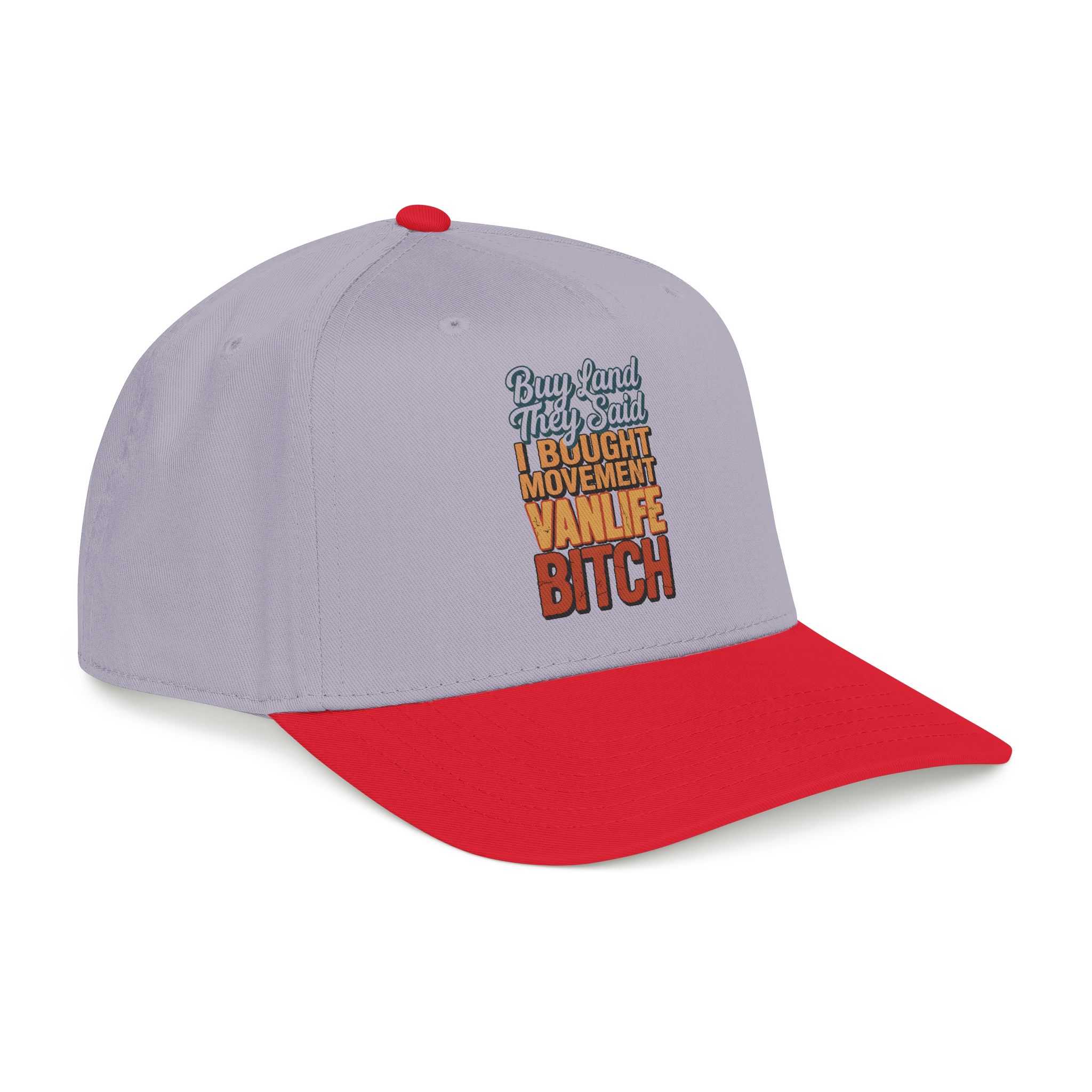 Baseball Cap - "Buy Land They Said" Design F**K-Line