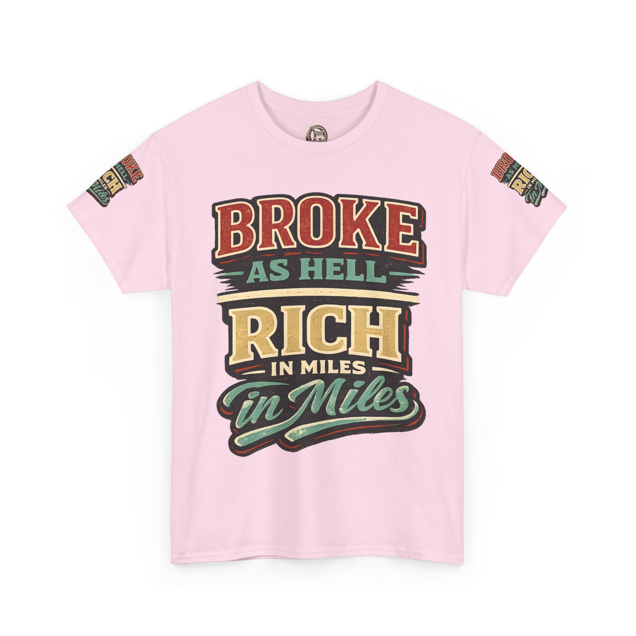 4098068187757329220_2048.jpeg Unisex Heavy Cotton Tee — "Broke As Hell" Design F**K-Line