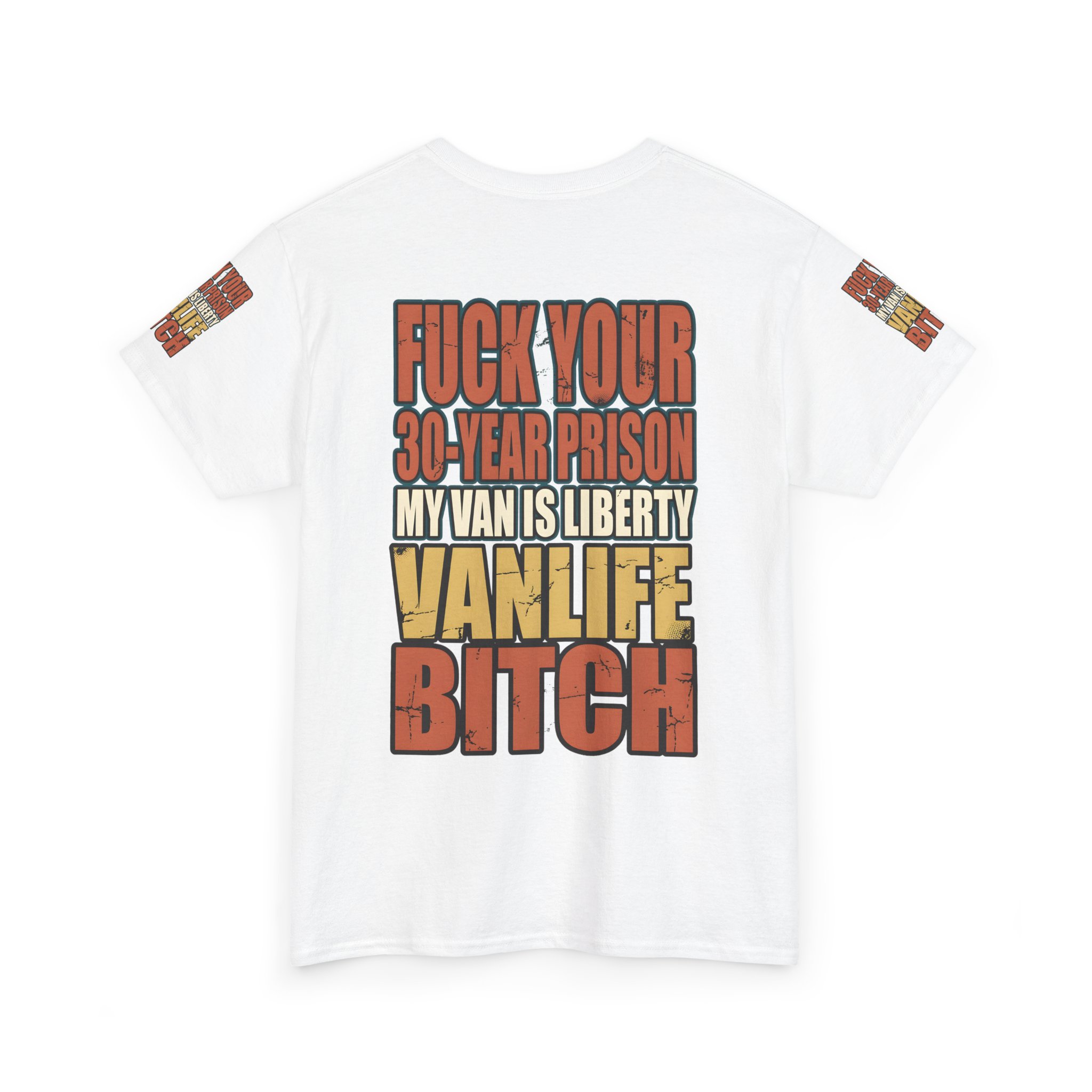Unisex Heavy Cotton Tee — "Fuck Your 30 Year" Design F**K-Line