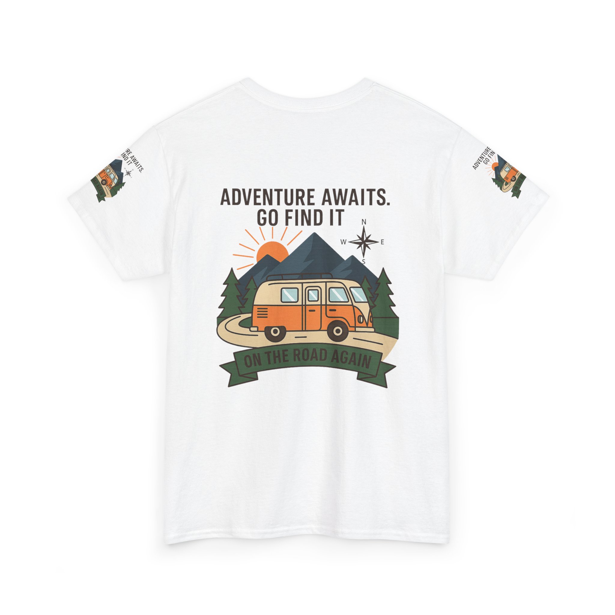 4144059239289646658_2048.jpeg Unisex Heavy Cotton Tee — 'Adventure Awaits. Go Find It' Camper Van T‑Shirt