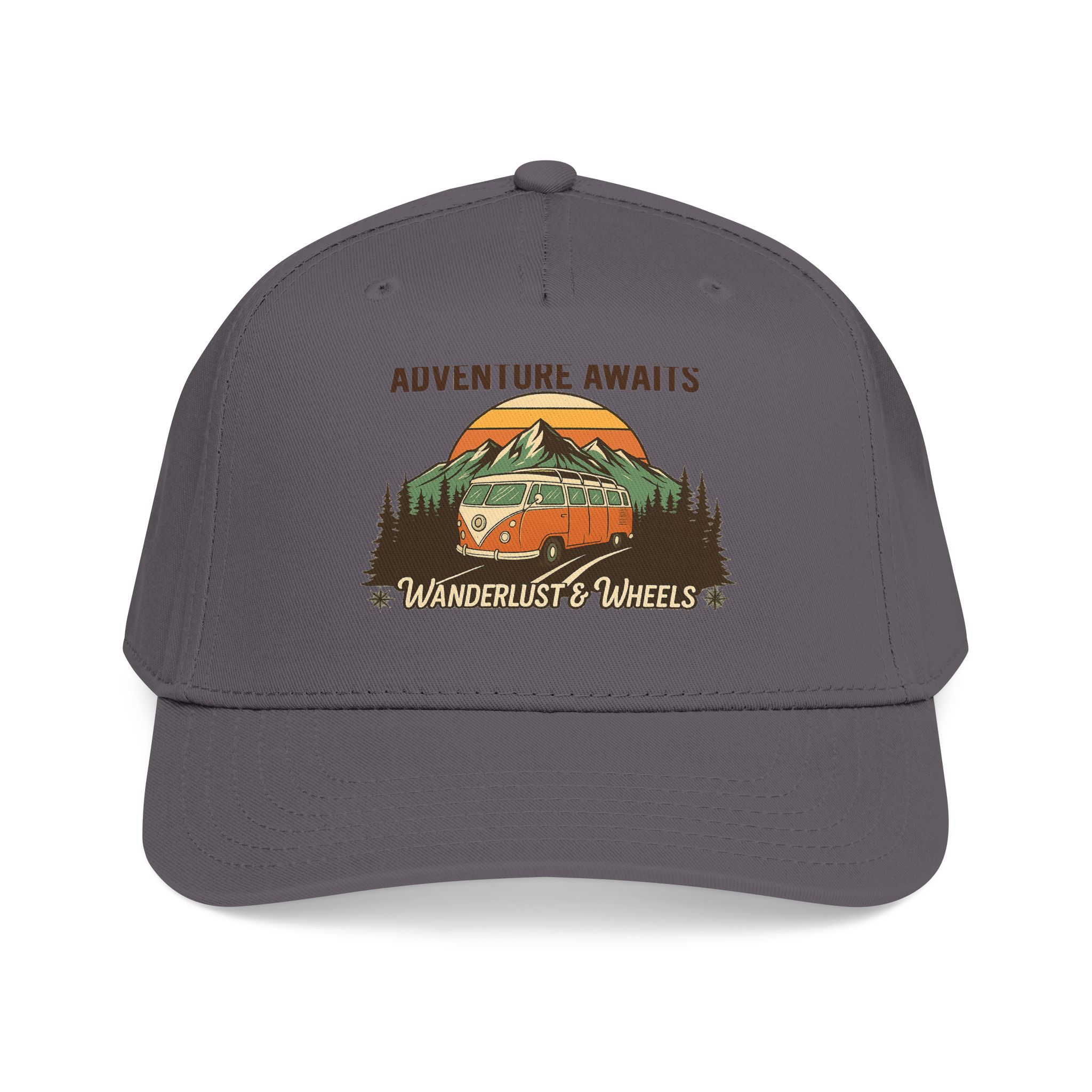Baseball Cap - "Home Is Where You Adventure Awaits" Mid Profile Baseball Cap