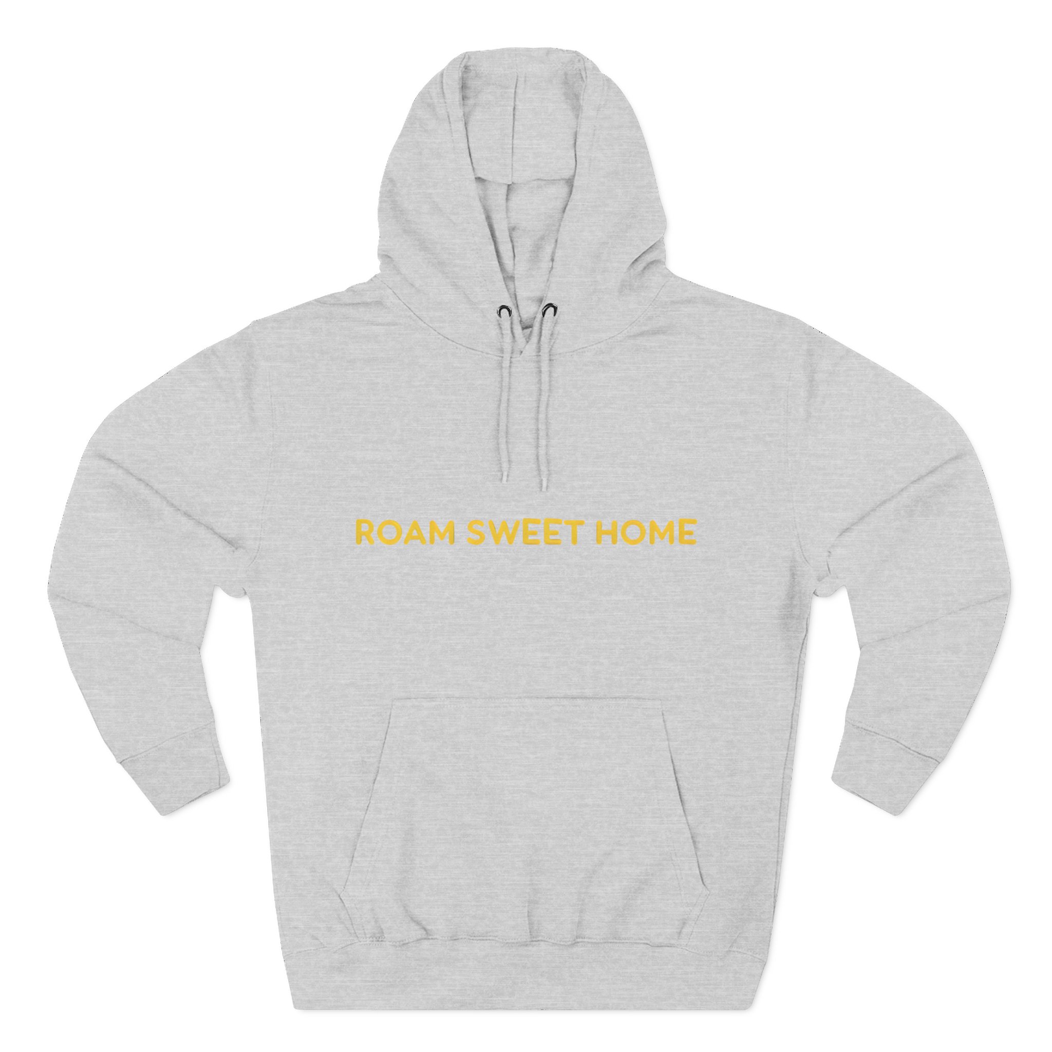 Three-Panel Fleece Hoodie - "Roam Sweet Home" Design Sitcom-Line