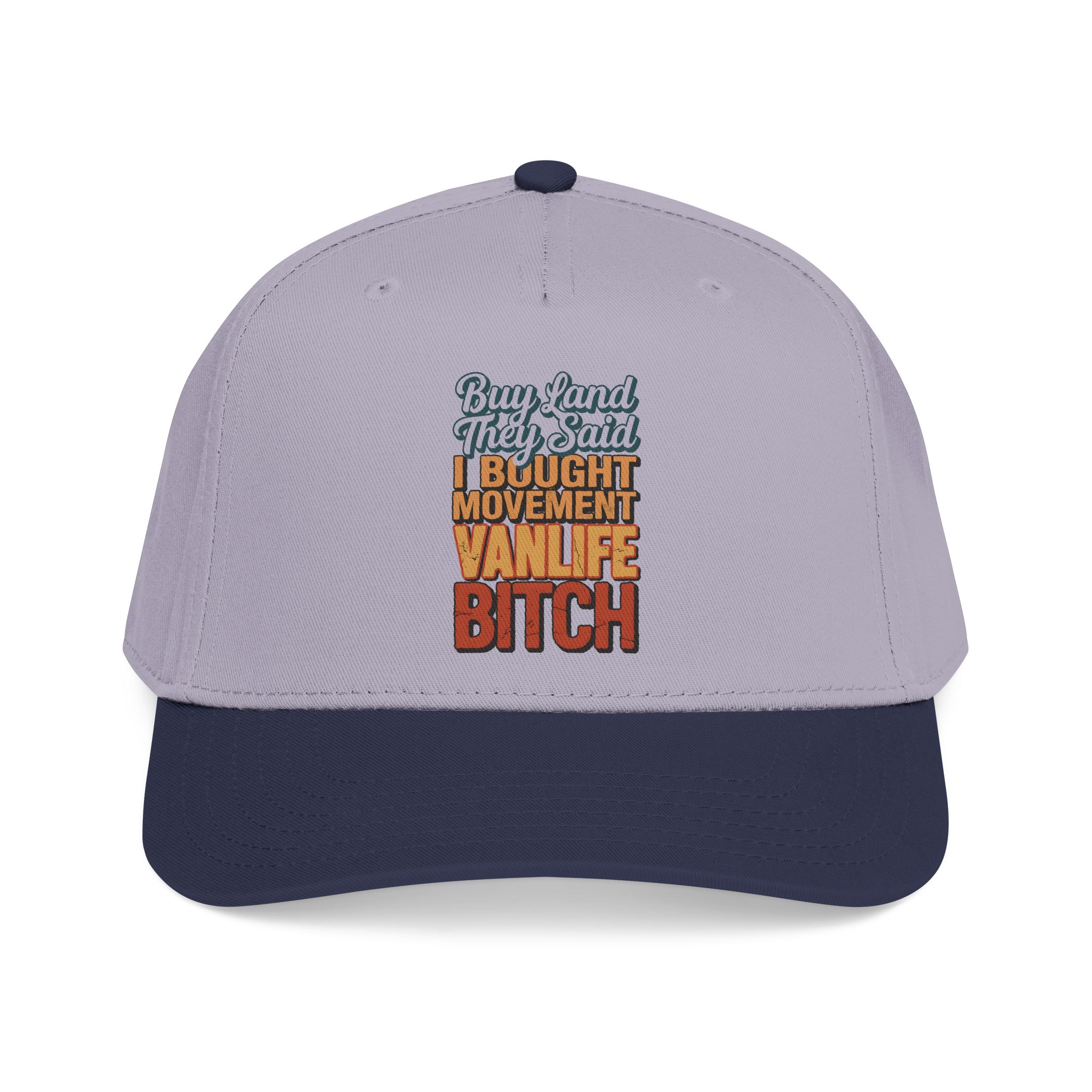 Baseball Cap - "Buy Land They Said" Design F**K-Line