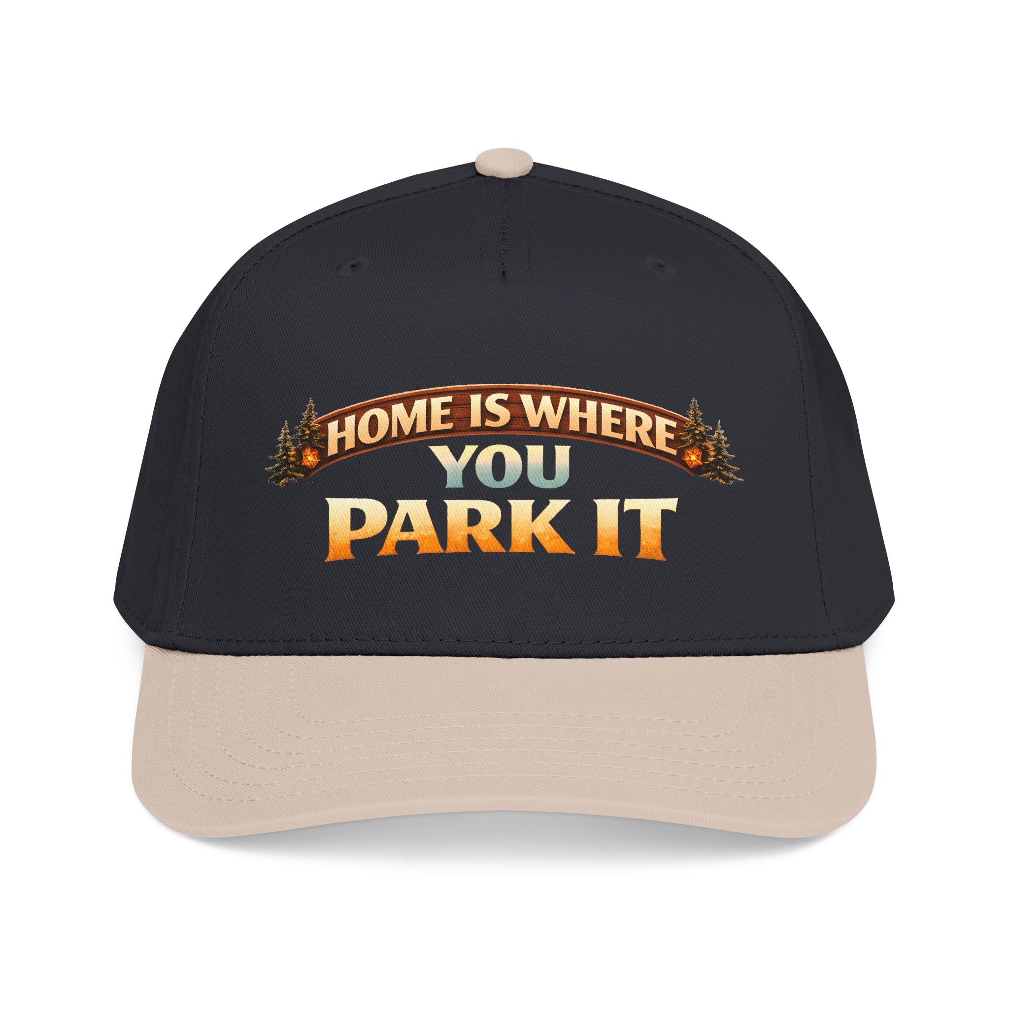 Baseball Cap - "Home Is Where You Park It" Design Scenic-Line