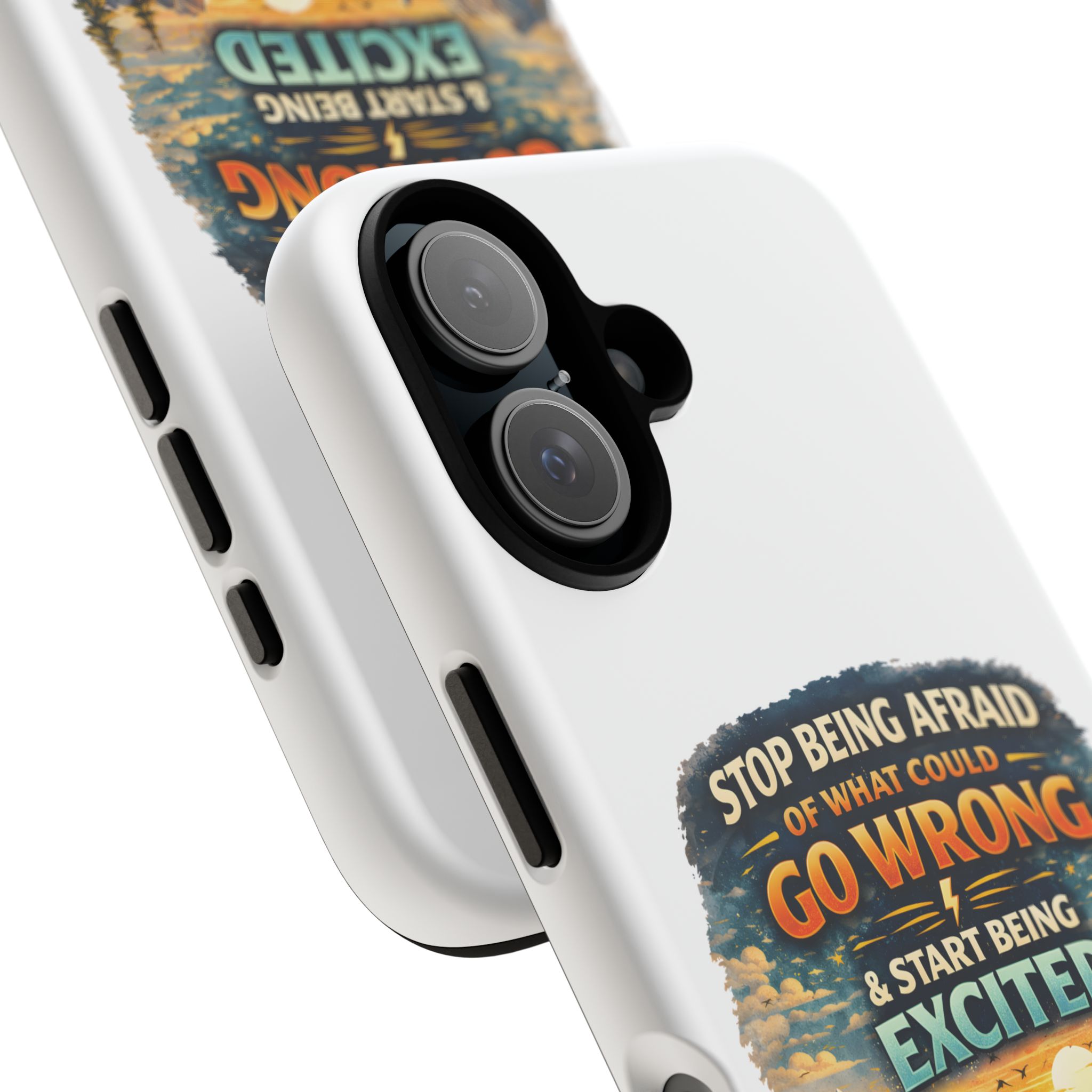 Phone Case — "Stop Being Afraid" (Design Scenic-Line)