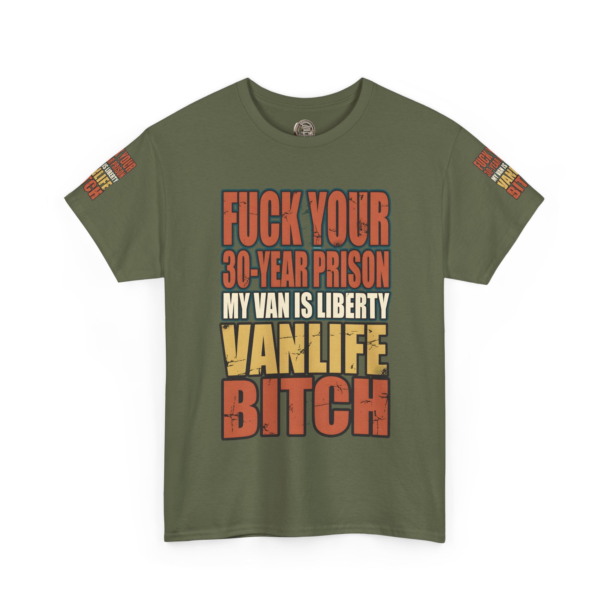 Unisex Heavy Cotton Tee — "Fuck Your 30 Year" Design F**K-Line