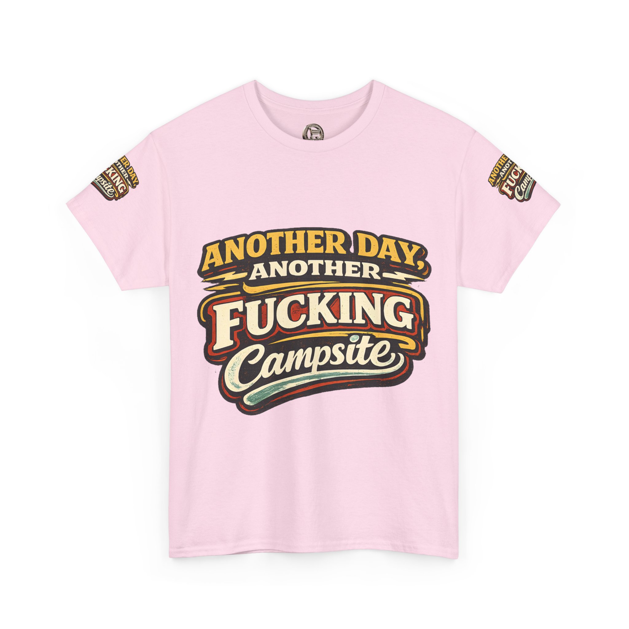 Unisex Heavy Cotton Tee — "Another Day" Design F**K-Line