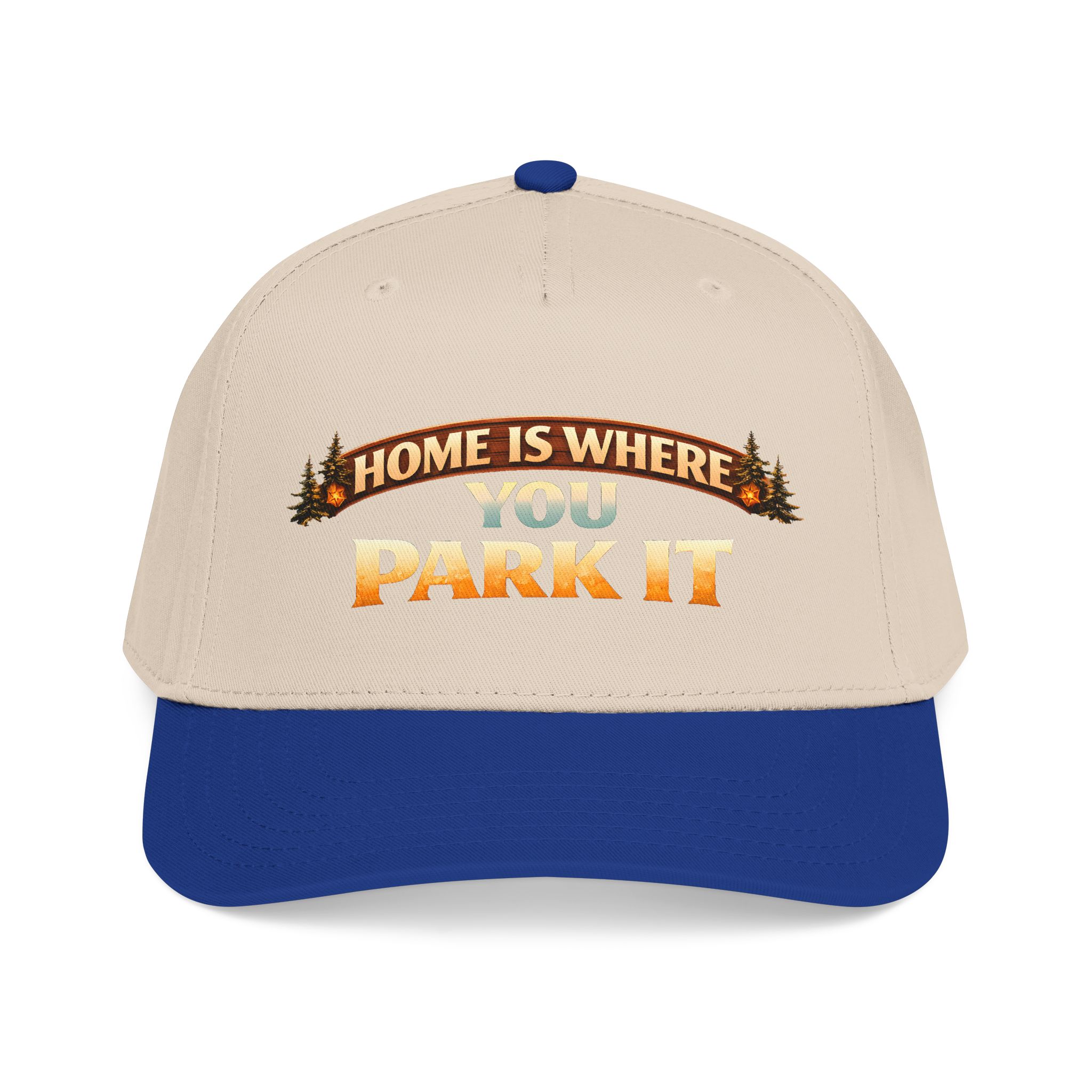 Baseball Cap - "Home Is Where You Park It" Design Scenic-Line