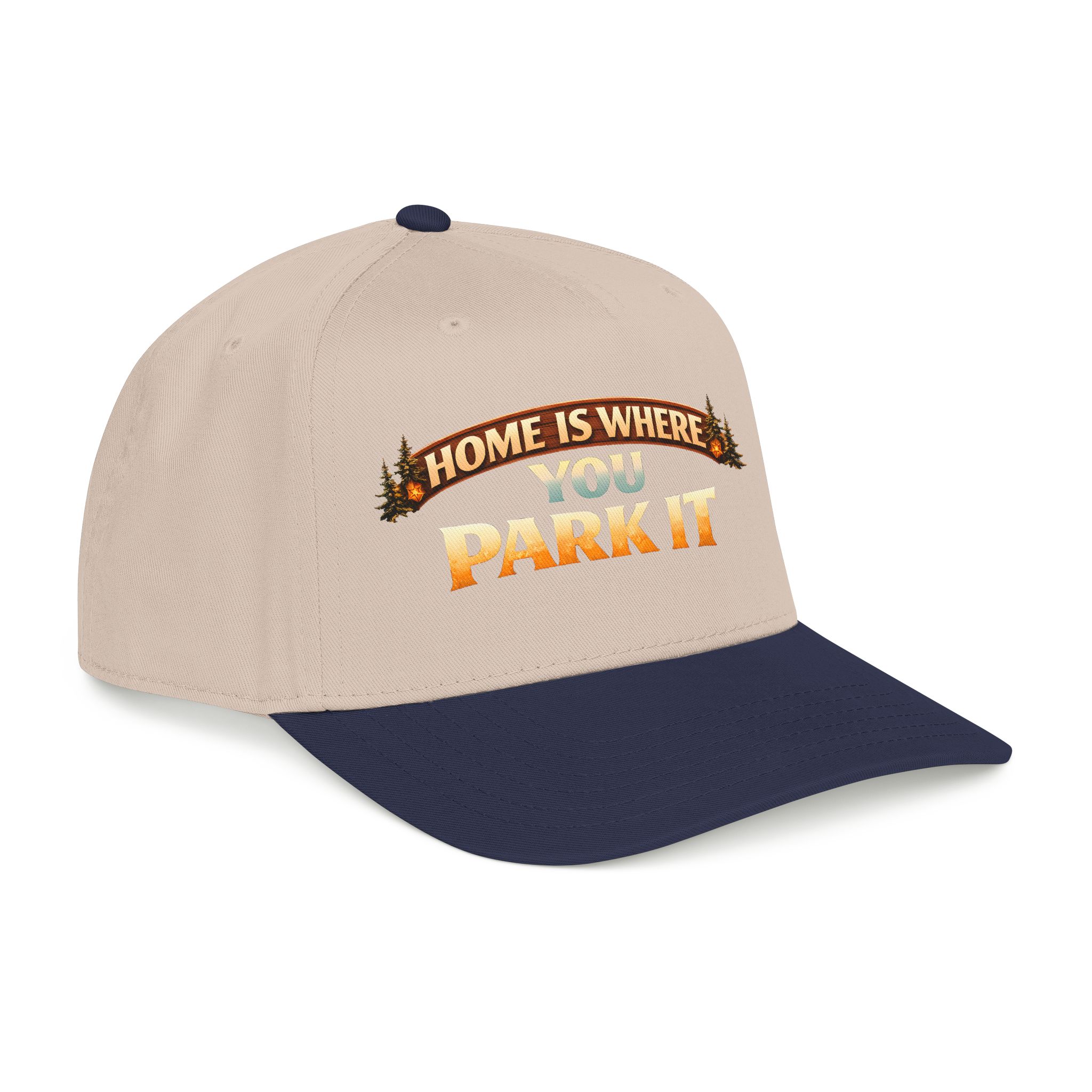 Baseball Cap - "Home Is Where You Park It" Design Scenic-Line