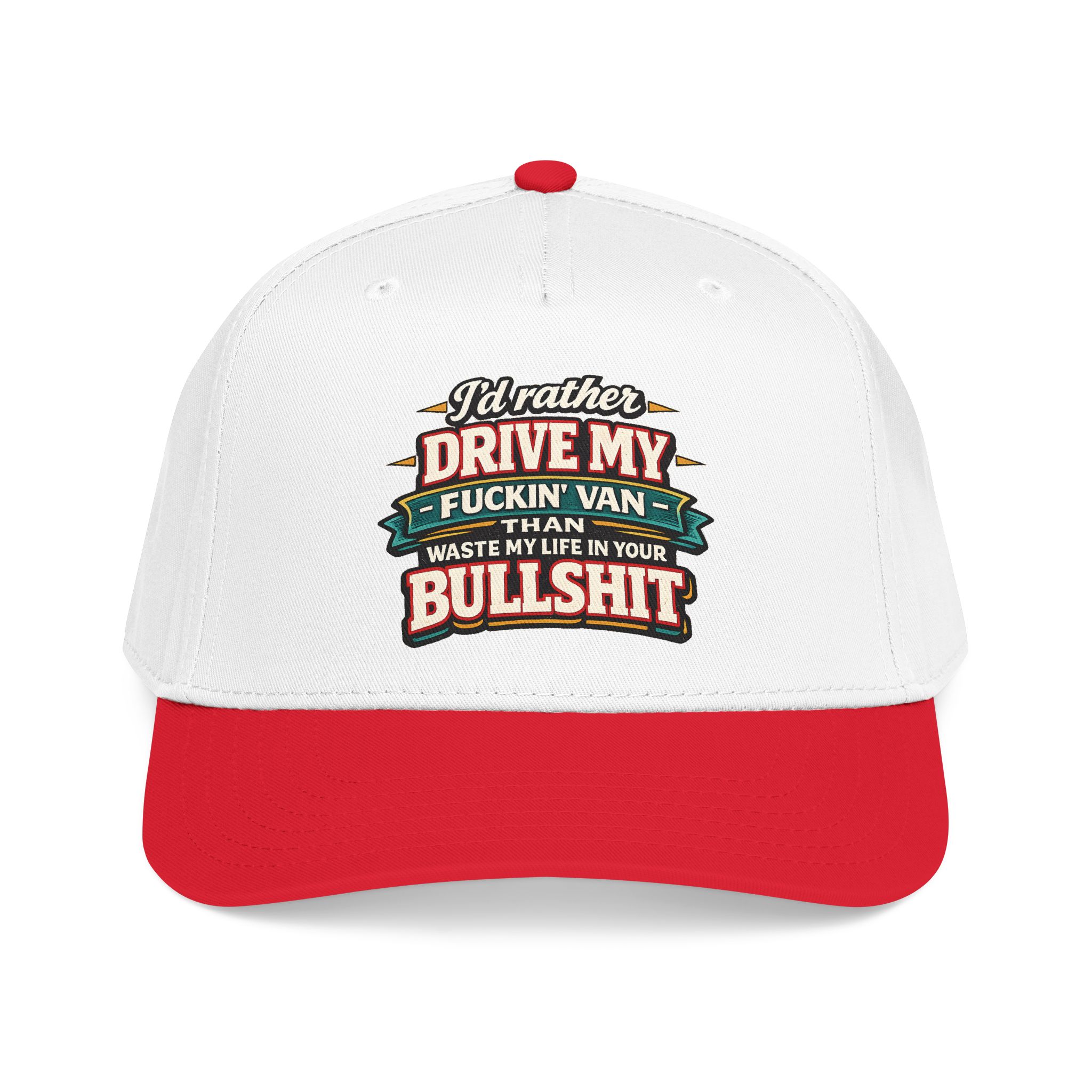 Baseball Cap - "I´d Rather Drive My Fucking Van" Design F**K-Line