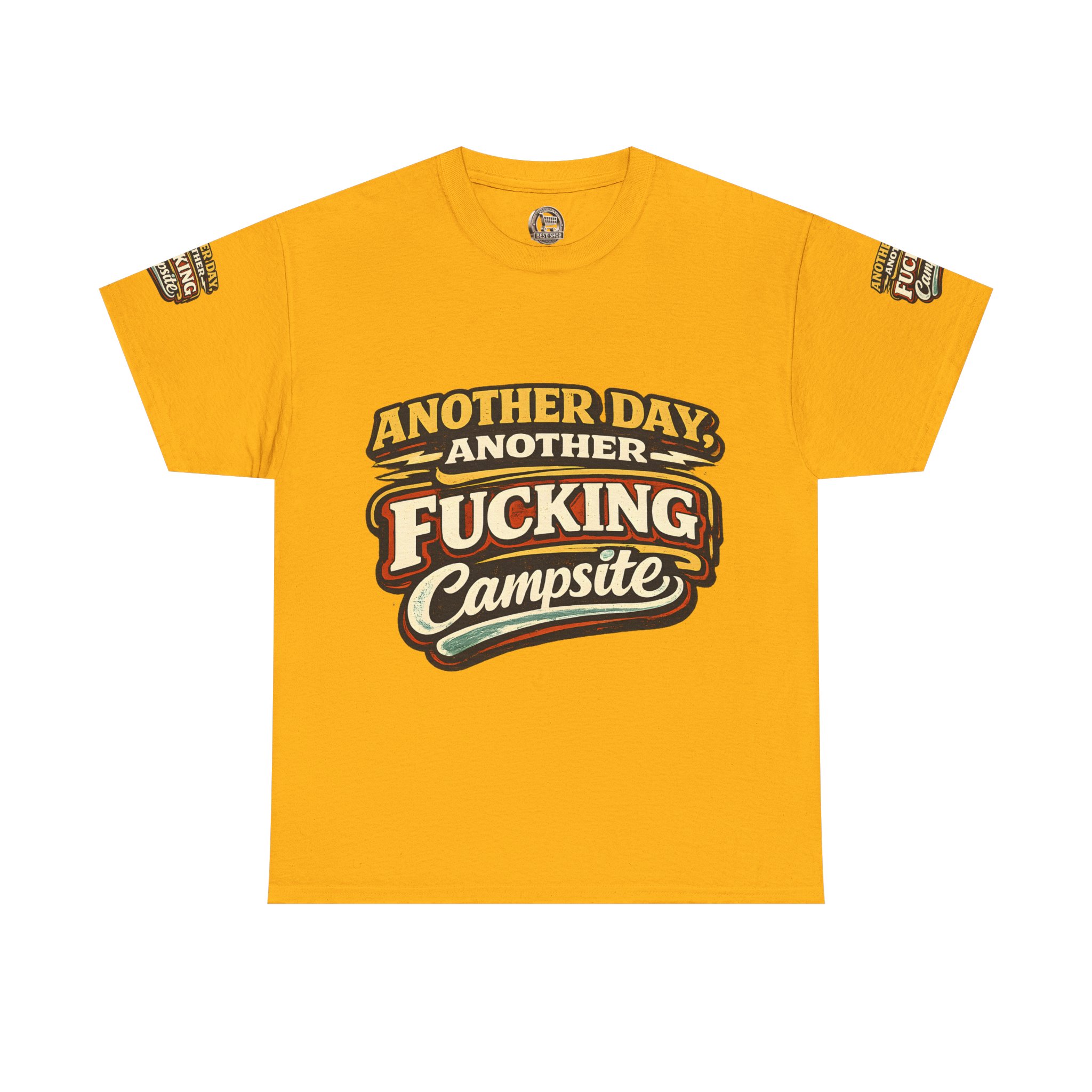 Unisex Heavy Cotton Tee — "Another Day" Design F**K-Line