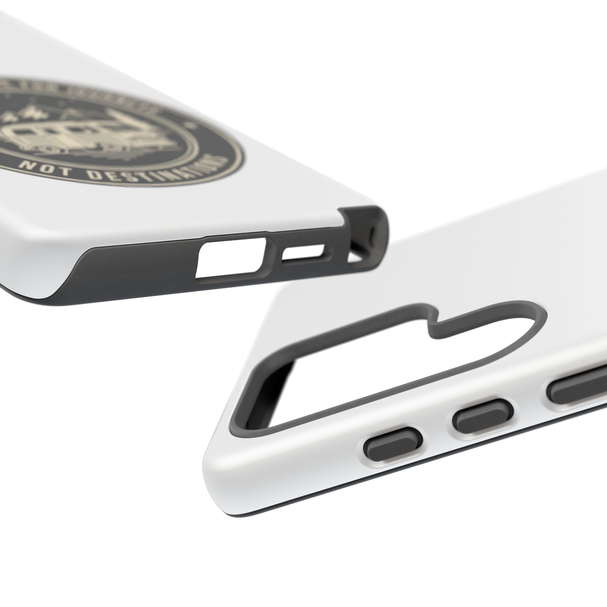 Phone Case — "ROAD WHERE MADE FOR JOURNEYS-NOT DESTINATIONS" Camper Van Design