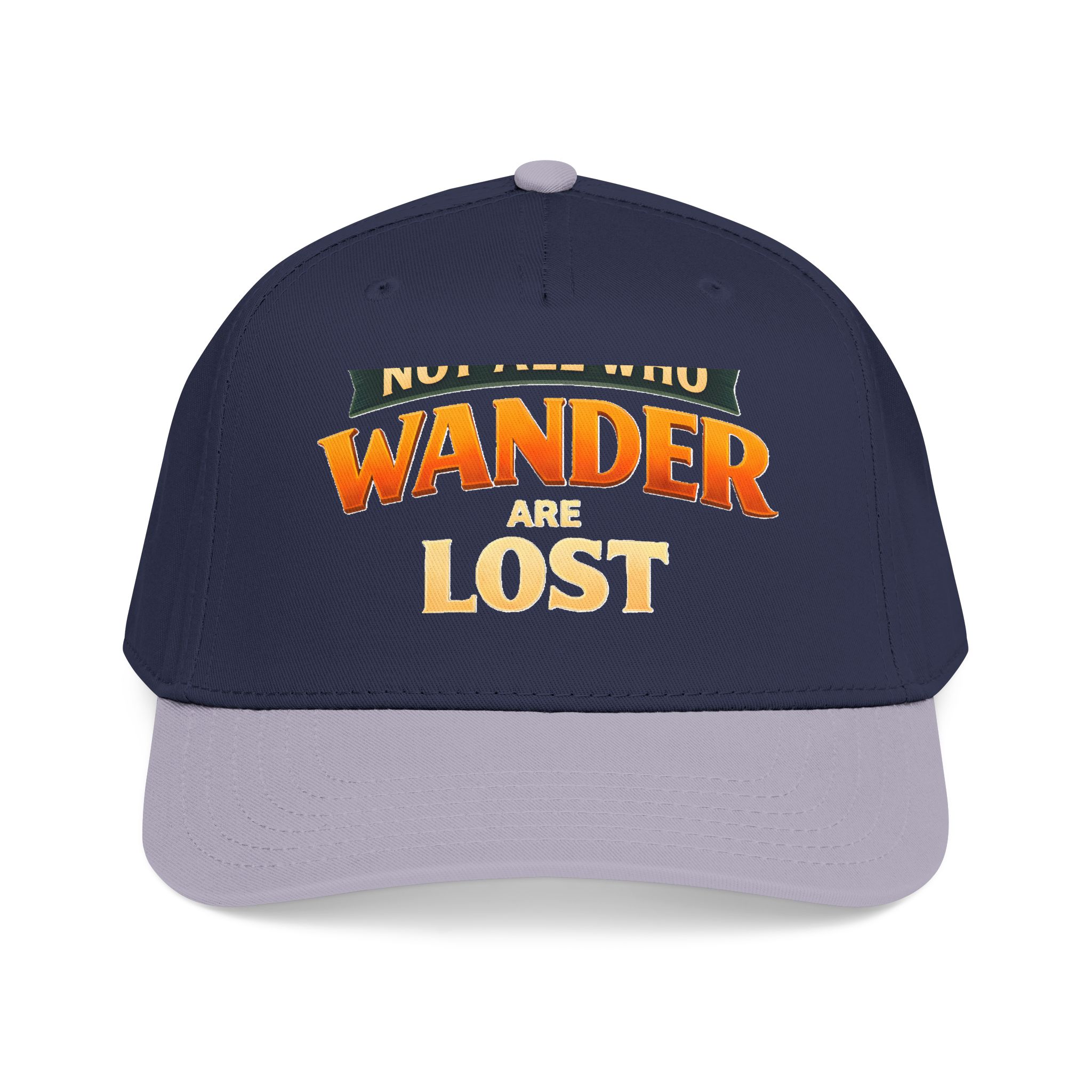 Baseball Cap - "Not All Who Wander Are Lost" Design Scenic-Line