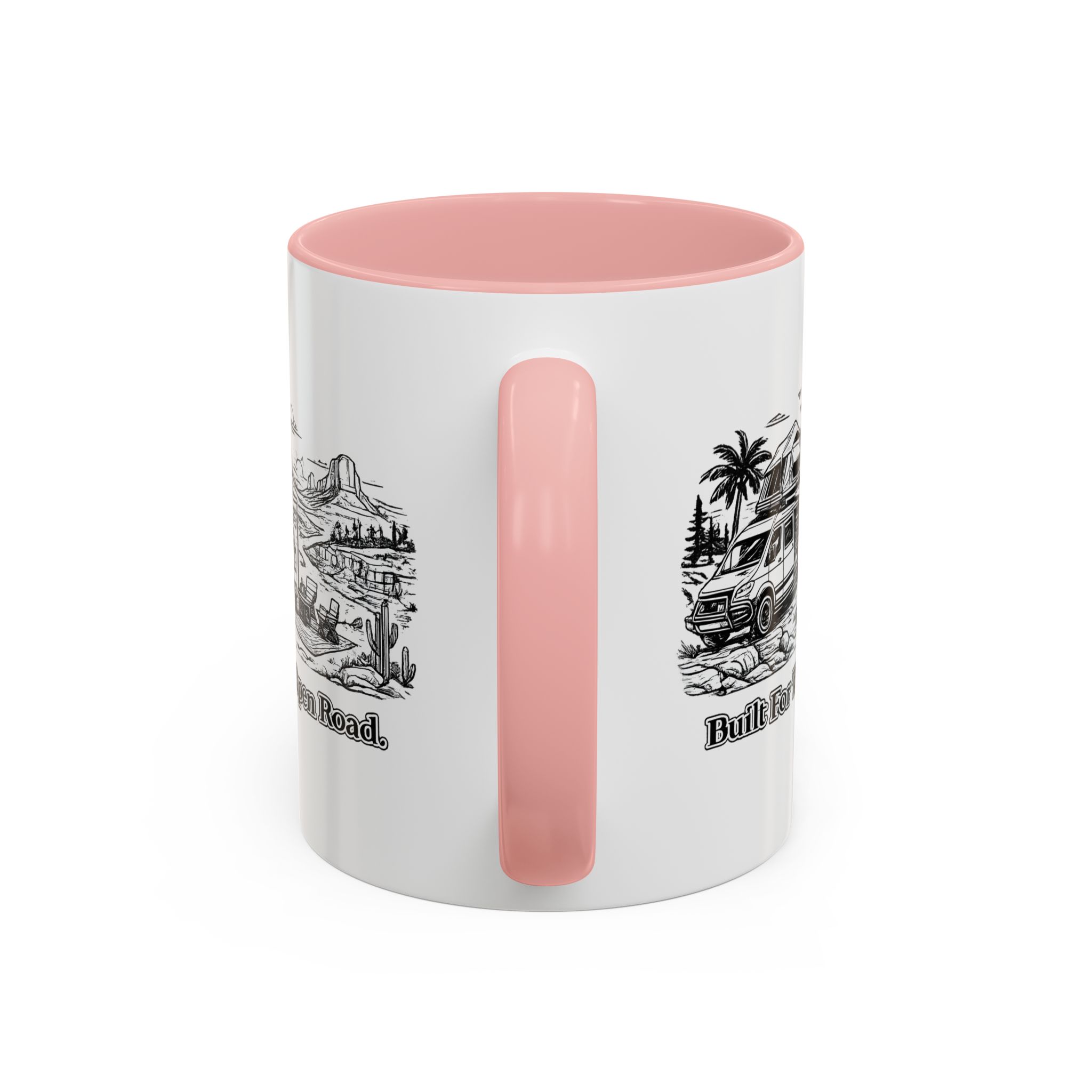 4299029498764016891_2048.jpeg Accent Coffee Mug (11, 15oz) — "Built For The Open Road" Design Minimal-Line