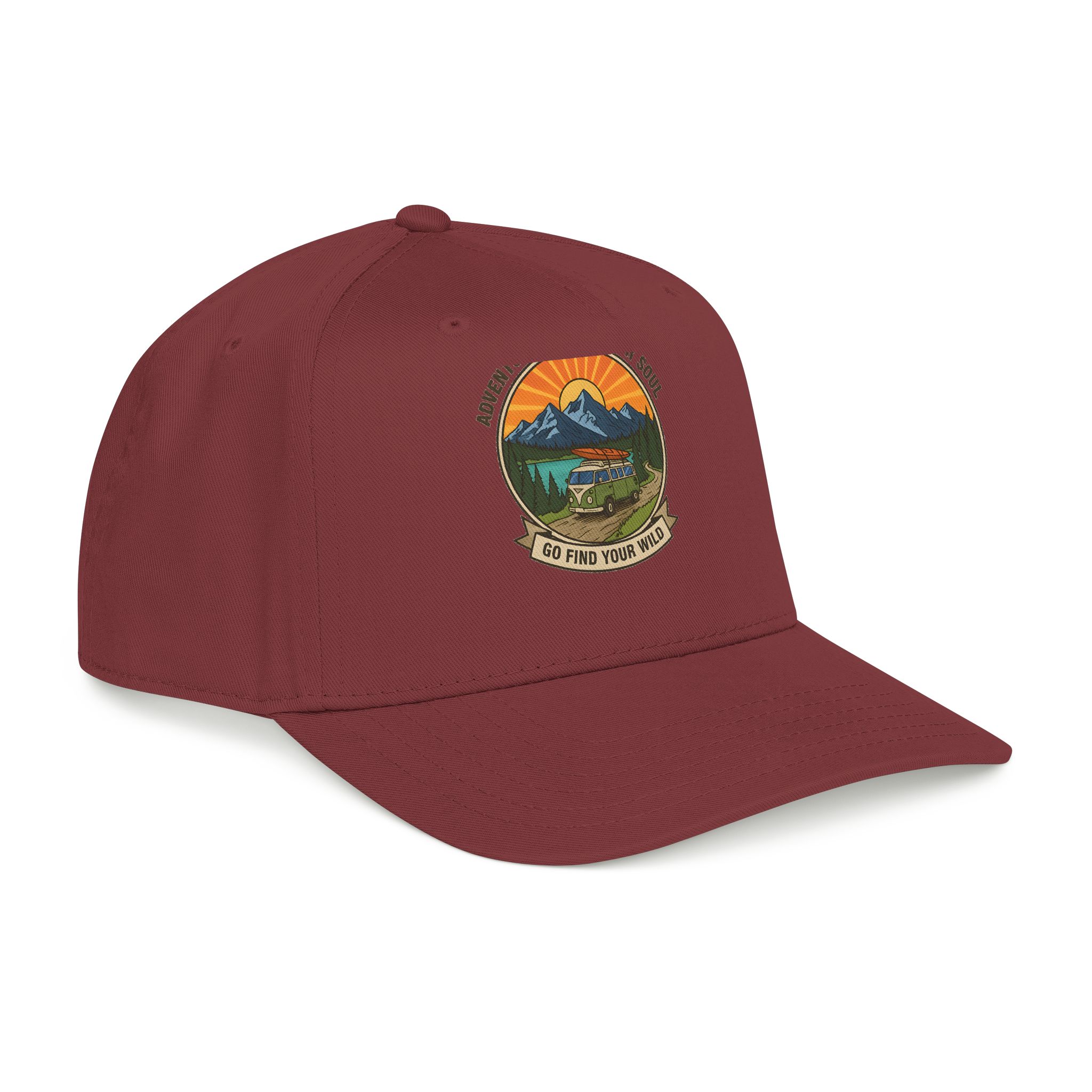 Baseball Cap — "Go Find Your Wild" Outdoor Patch