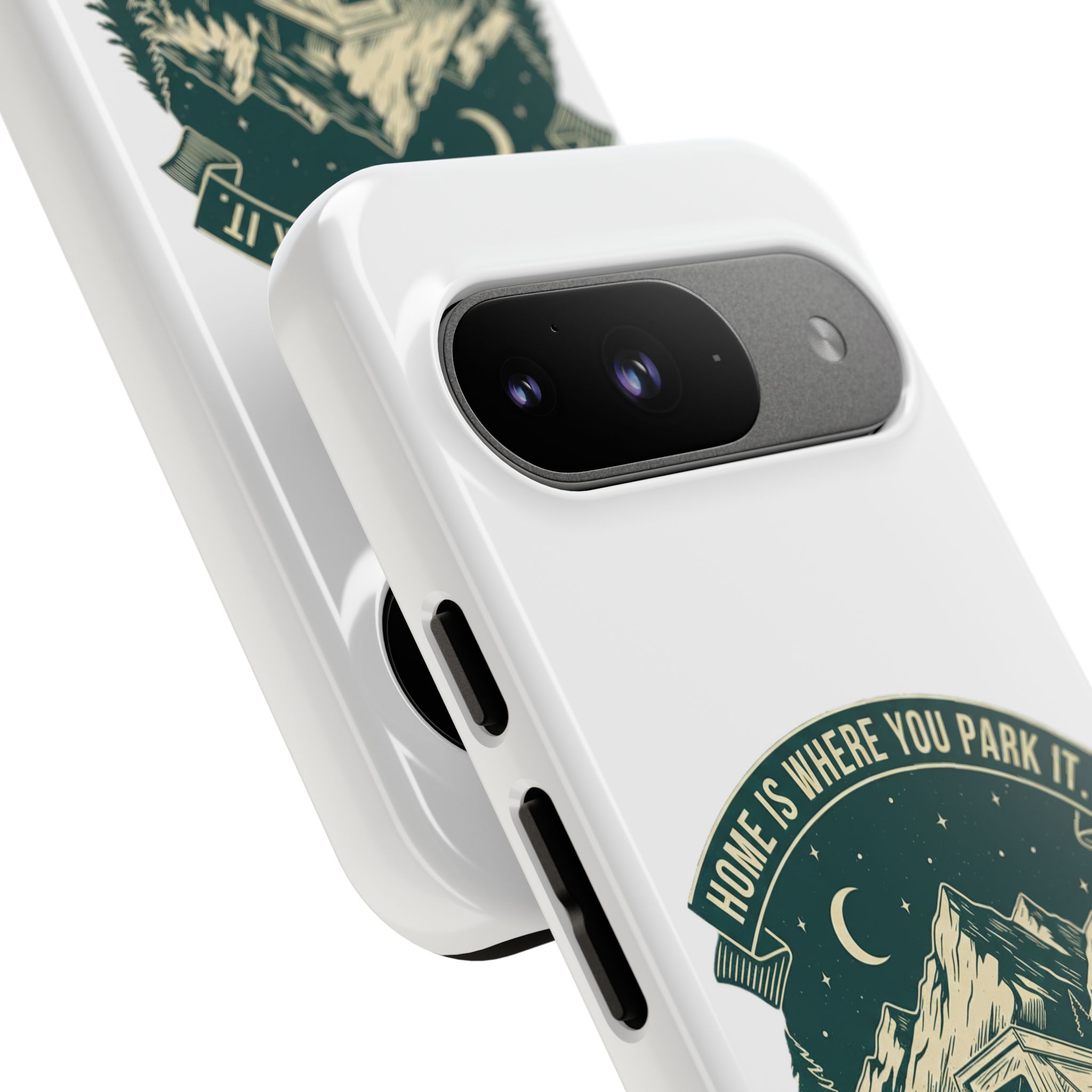 Phone Case — "Home Is Where You Park It-Adventure is the destination" Camper Van Design