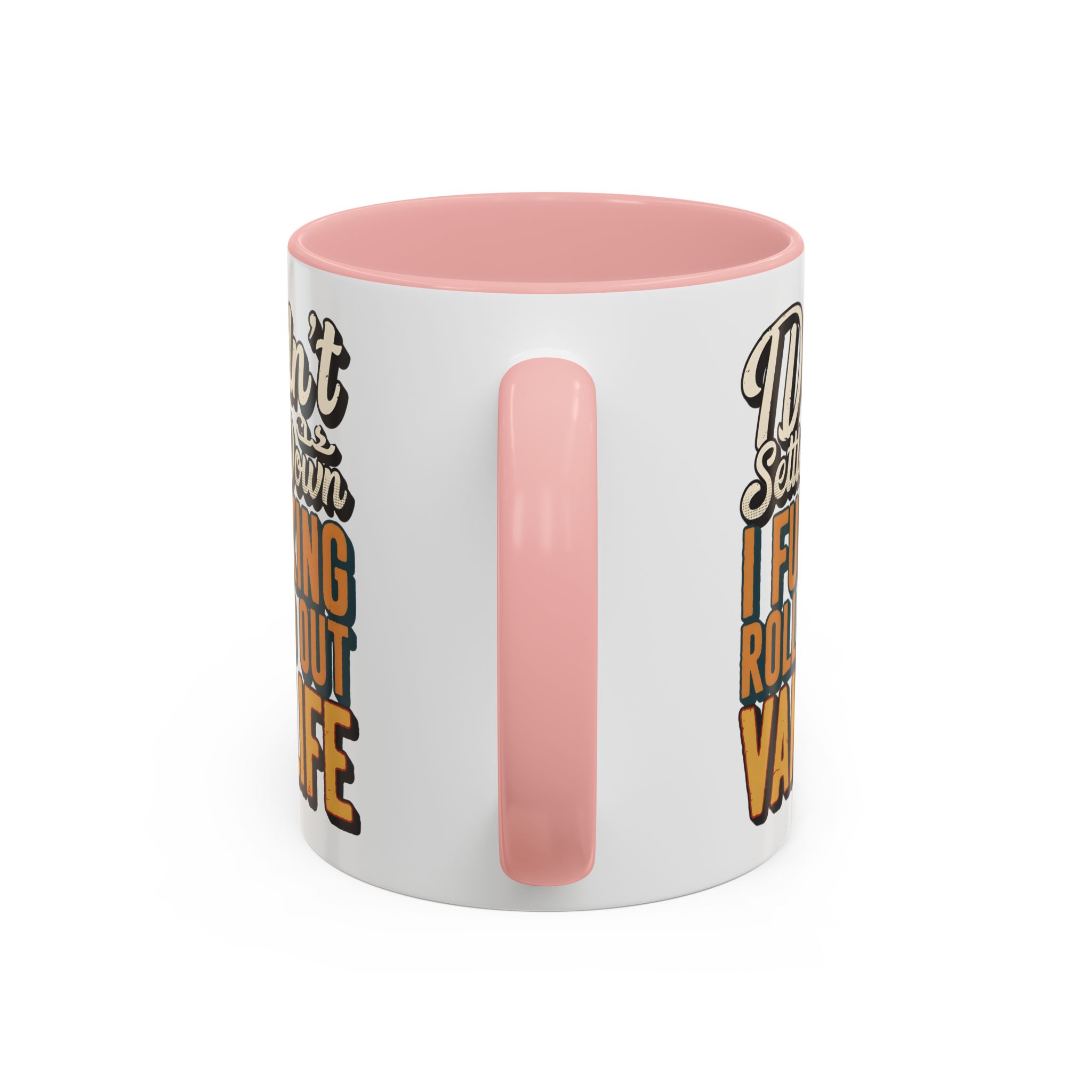 Accent Coffee Mug (11, 15oz) — "Dind´t Settle Down" Design F**K-Line