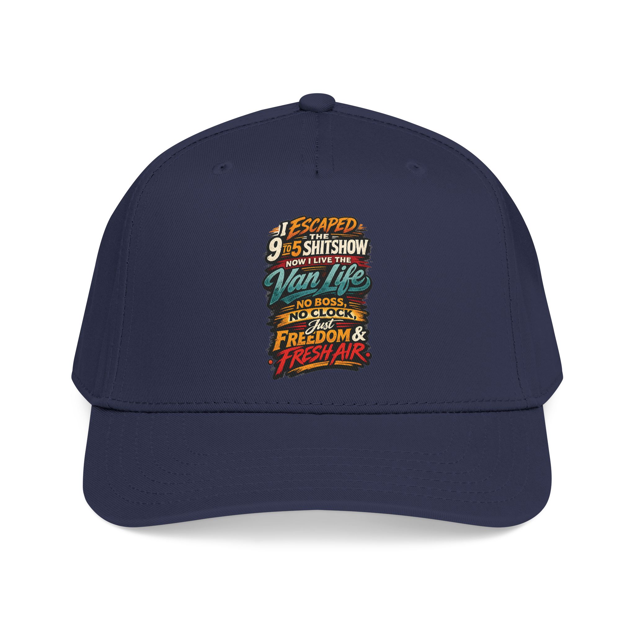 Baseball Cap - "I Escaped The 9 To 5" Design F**K-Line