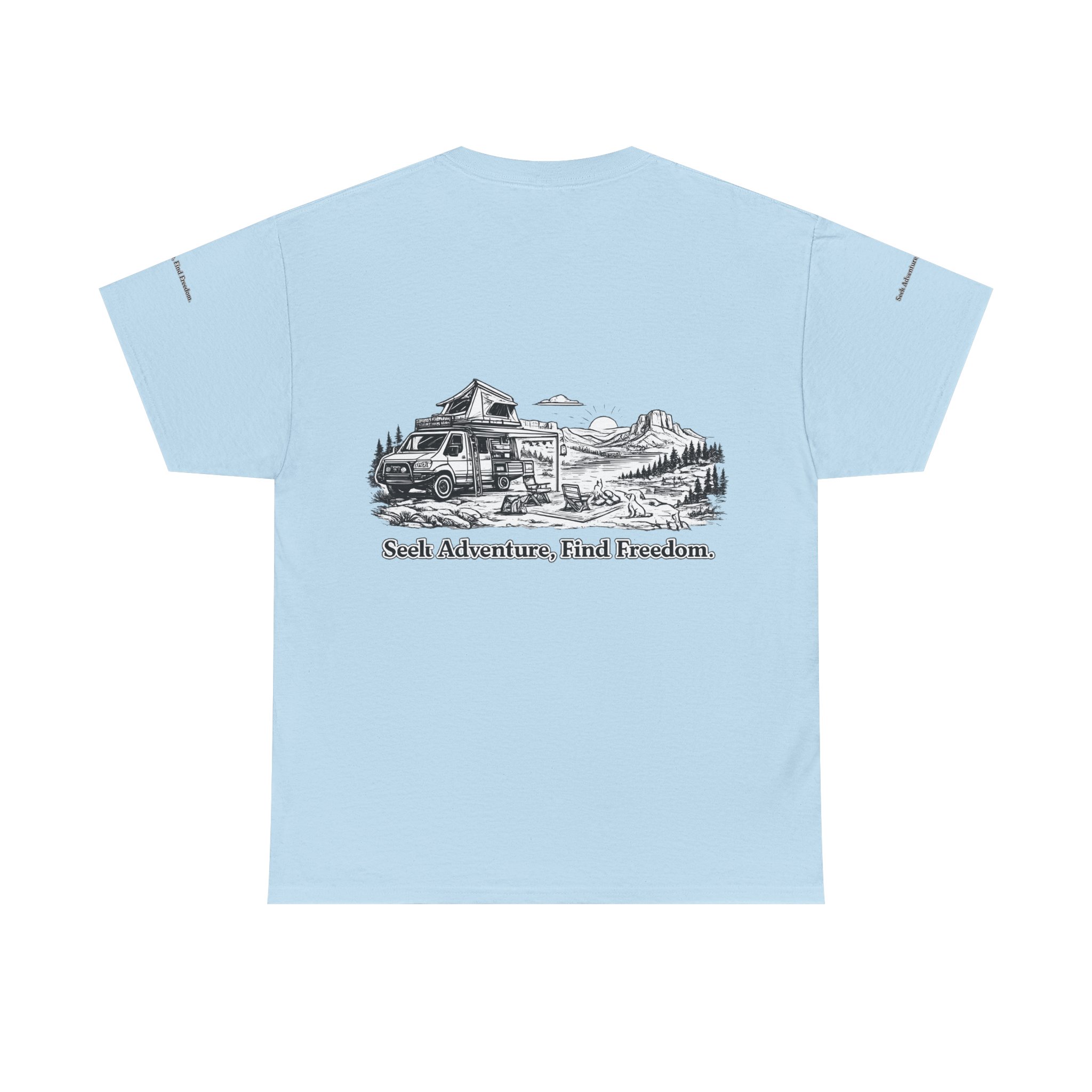 4349542739598429670_2048.jpeg Unisex Heavy Cotton Tee — "Seek Adventure, Find Freedom" Design Minimal-Line
