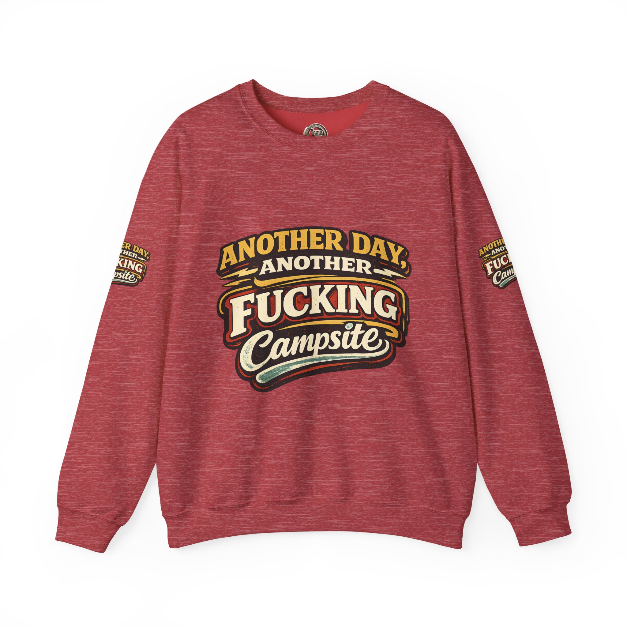 Unisex Heavy Blend™ Crewneck Sweatshirt — "Another Day" Design F**K-Line