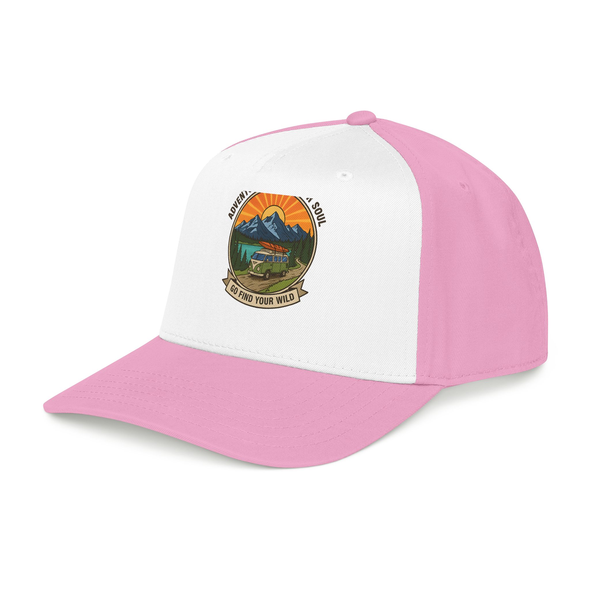 Baseball Cap — "Go Find Your Wild" Outdoor Patch