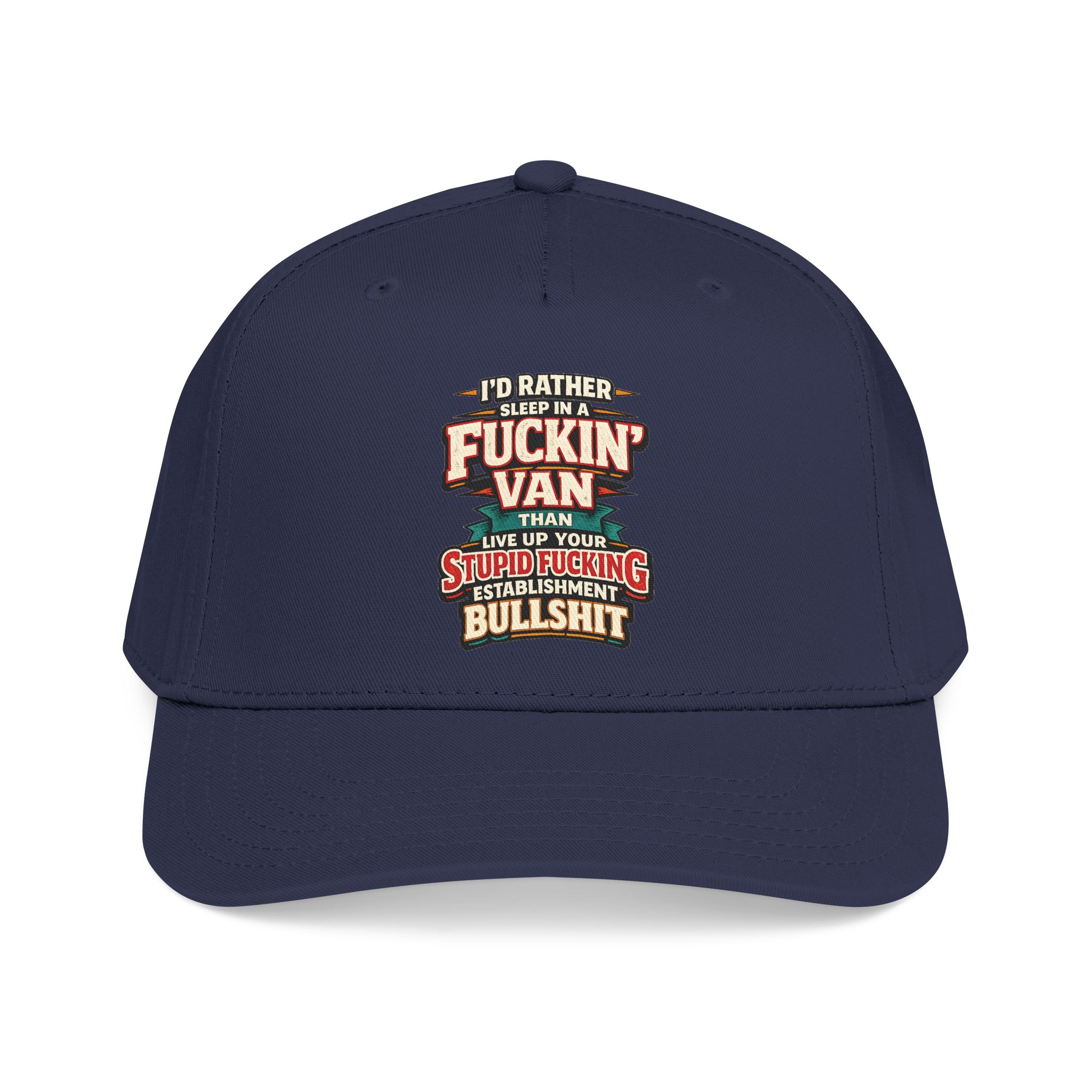 Baseball Cap - "I´d Rather Sleep in A Fucking Van" Design F**K-Line