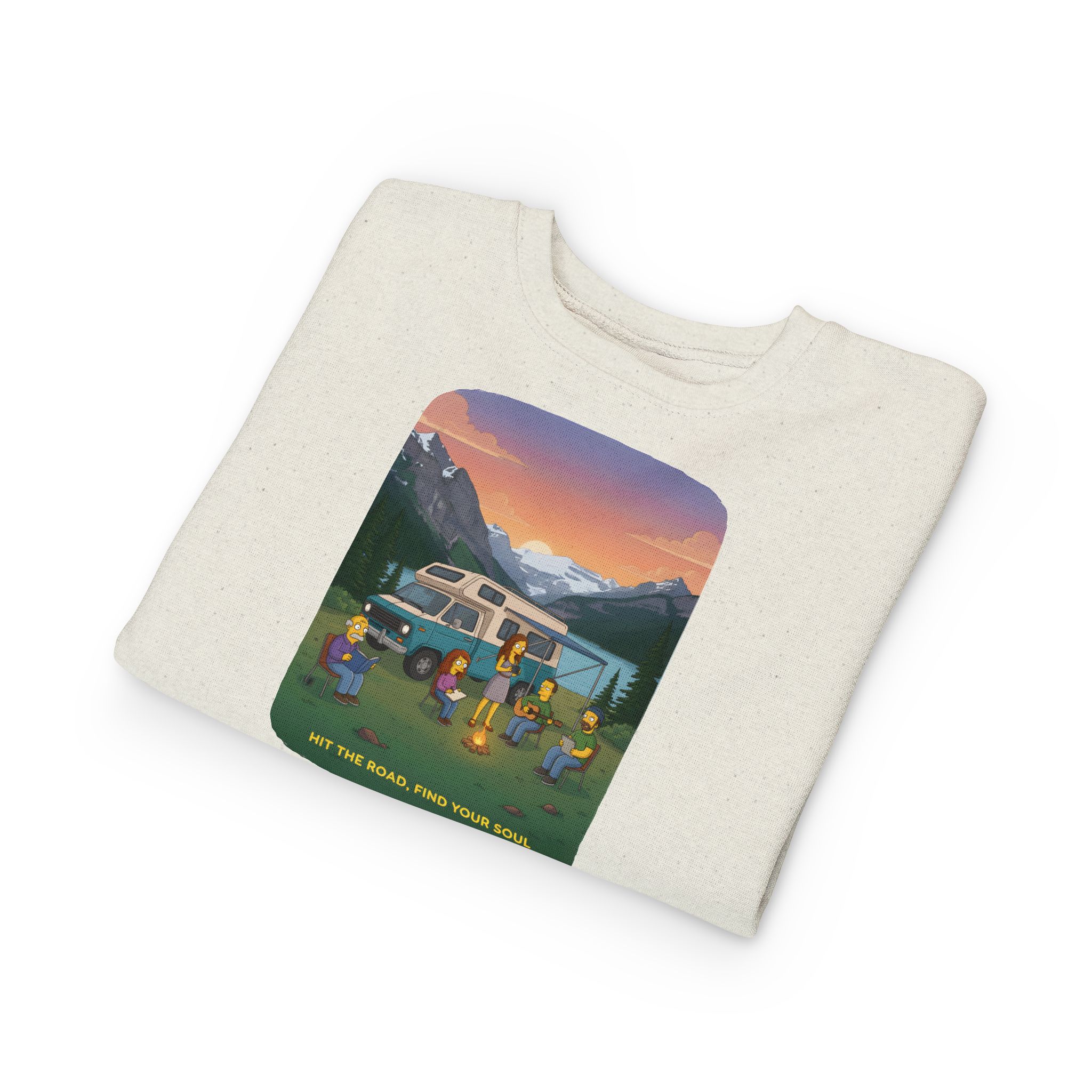 Toddler Sweatshirt - "Hit The Road-Find Your Soul" (Design Sitcom-Line)
