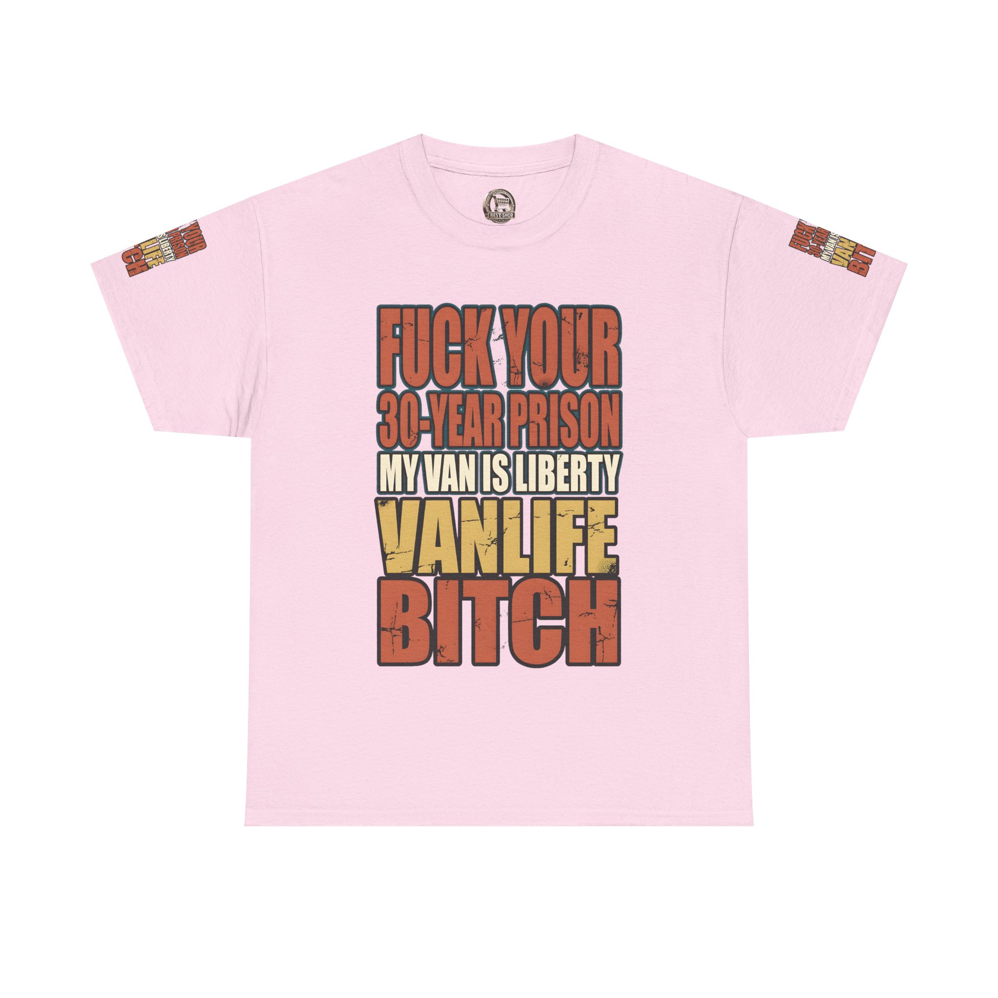 Unisex Heavy Cotton Tee — "Fuck Your 30 Year" Design F**K-Line