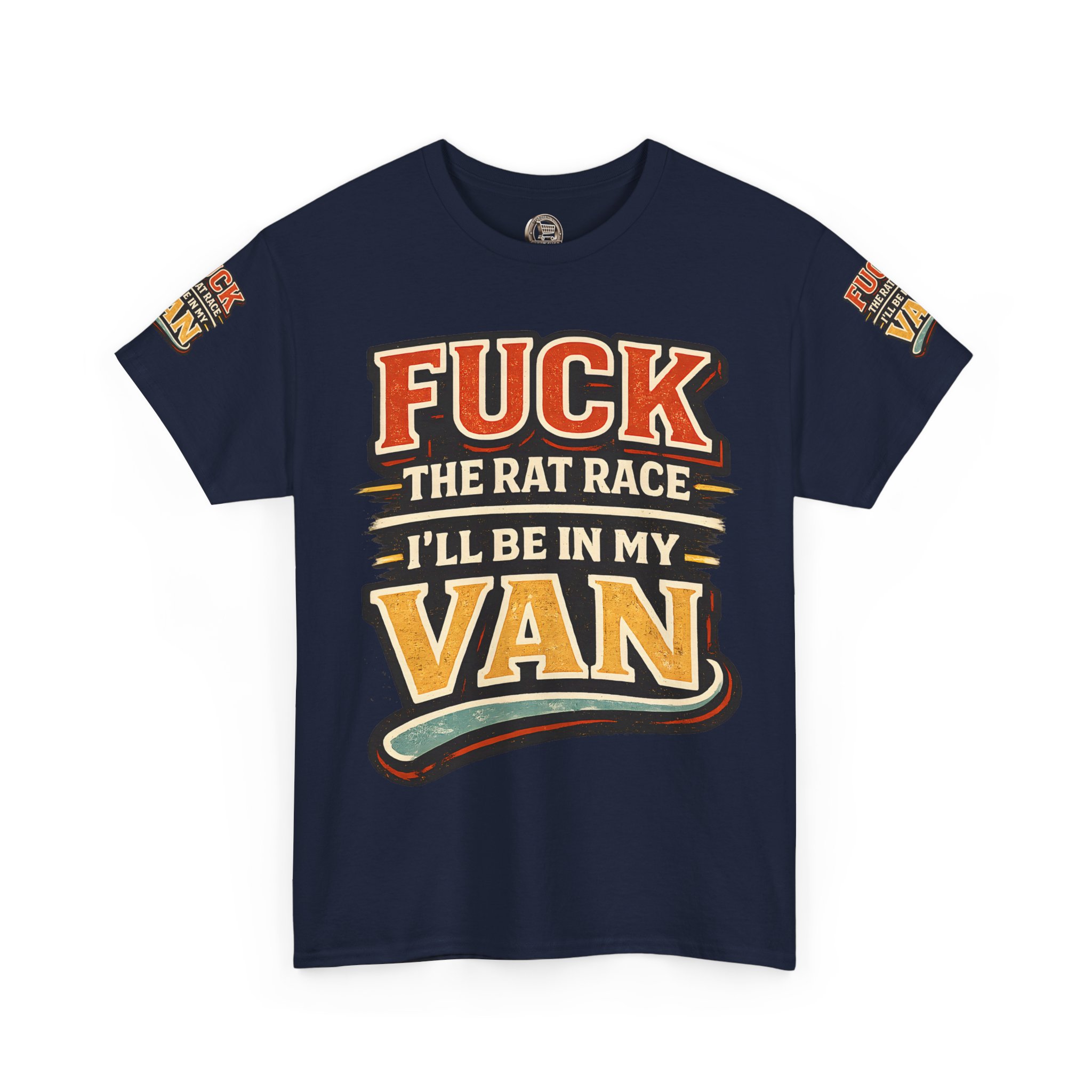 4430280683481064846_2048.jpeg Unisex Heavy Cotton Tee — "Fuck The Rat Race" Design F**K-Line