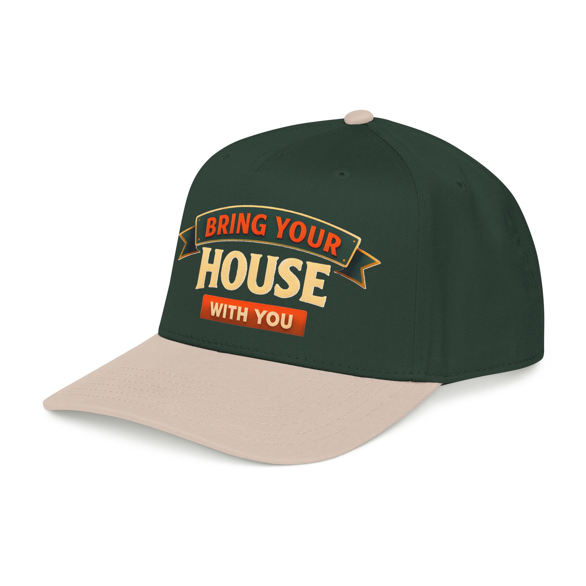 Baseball Cap - "Bring Your House With You" Design Scenic-Line