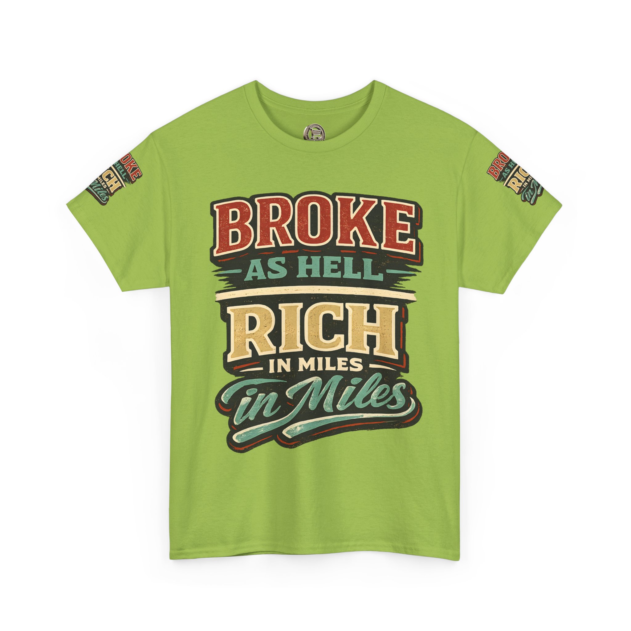 4447409495541836000_2048.jpeg Unisex Heavy Cotton Tee — "Broke As Hell" Design F**K-Line
