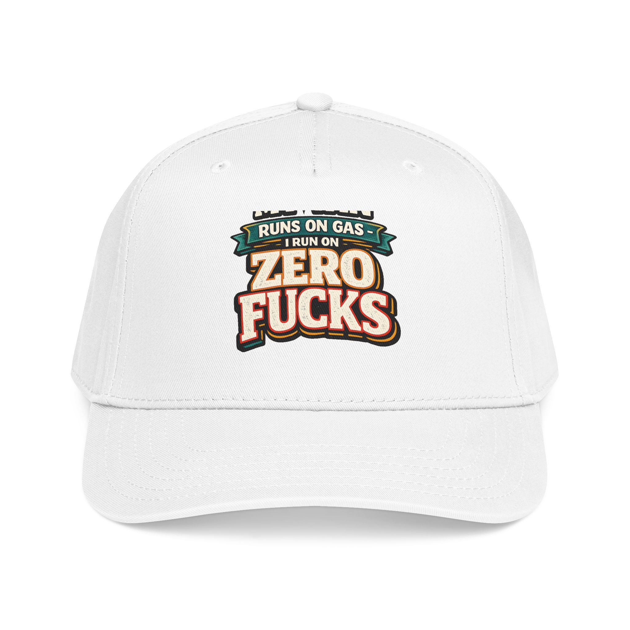 Baseball Cap - "My Van Runs On Gas" Design F**K-Line