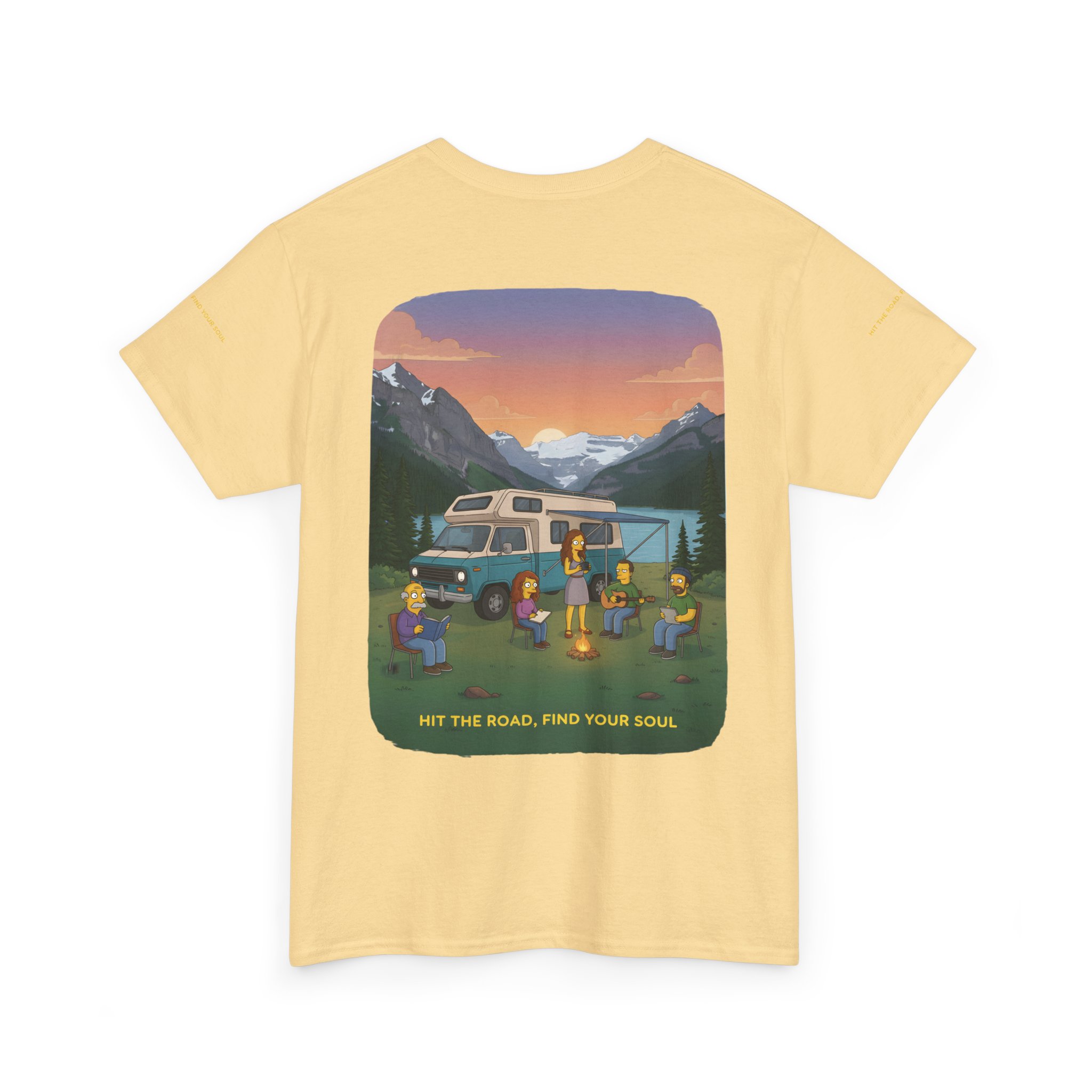 4460976918970760625_2048.jpeg Unisex Heavy Cotton Tee — "Hit The Road-Find Your Soul" Design Sitcom-Line