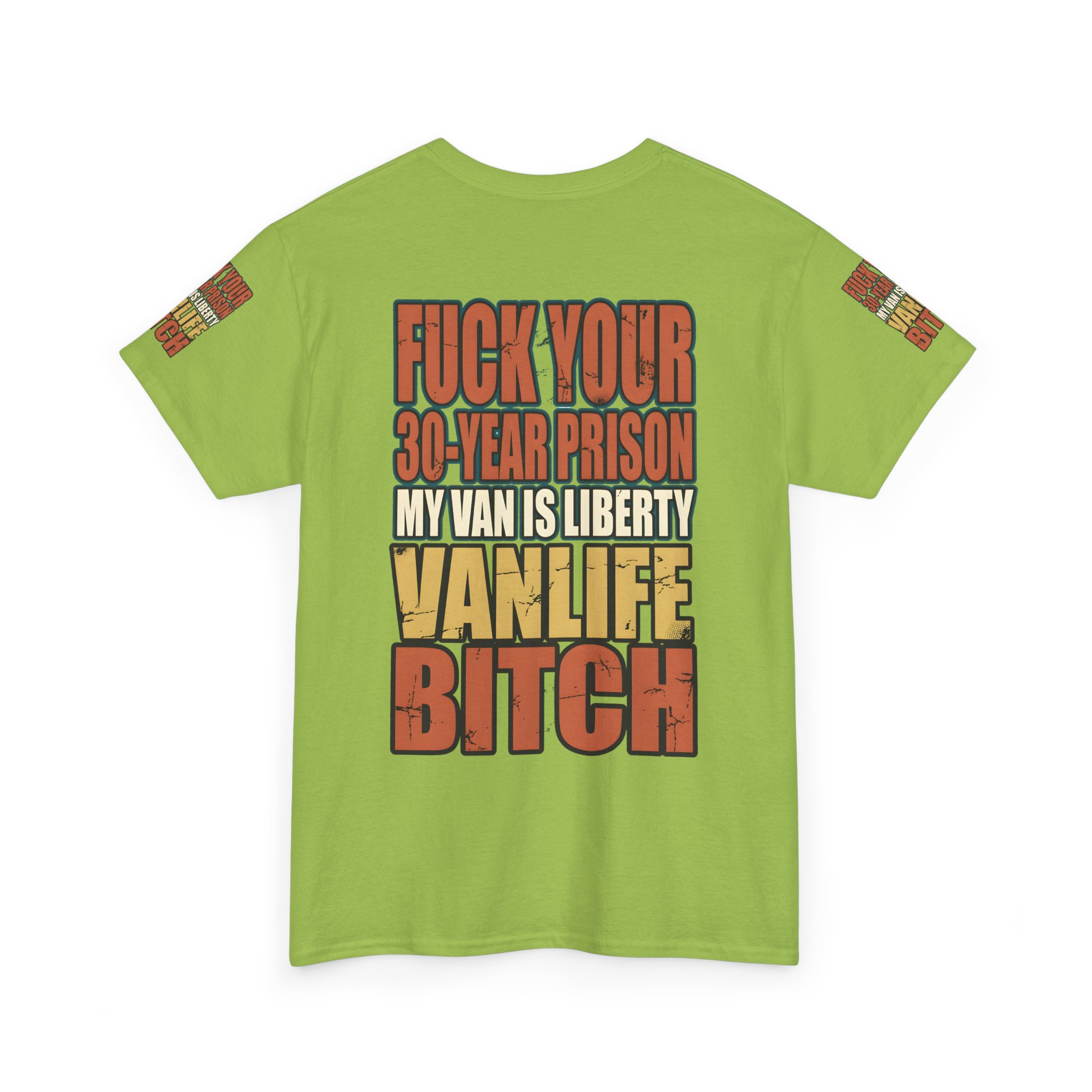 Unisex Heavy Cotton Tee — "Fuck Your 30 Year" Design F**K-Line