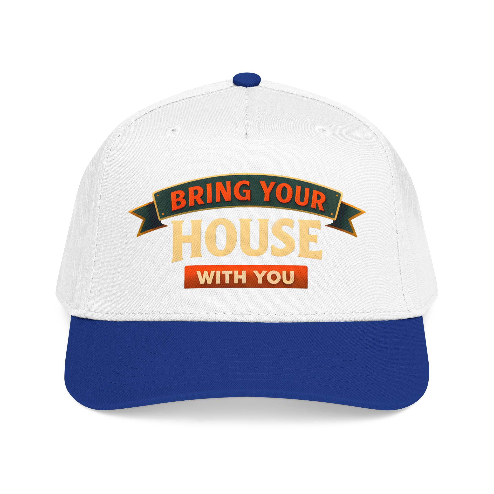 Baseball Cap - "Bring Your House With You" Design Scenic-Line