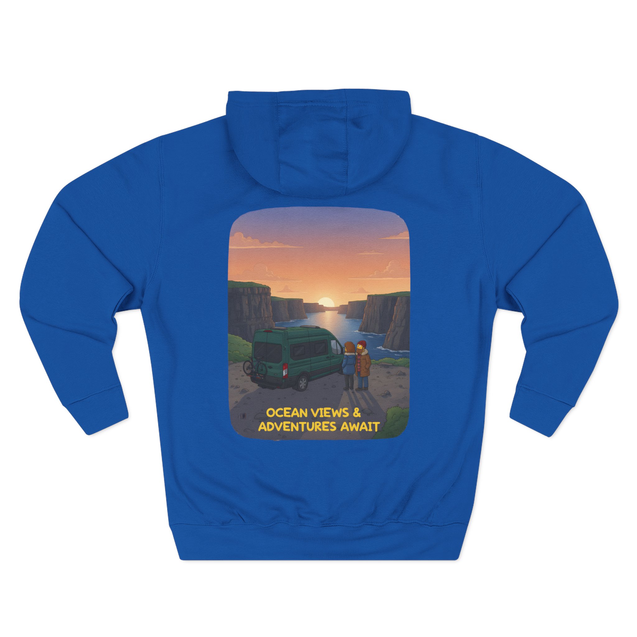 4469709153648221217_2048.jpeg Three-Panel Fleece Hoodie - "Ocean Views-Adventures Awaits" Design Sitcom-Line