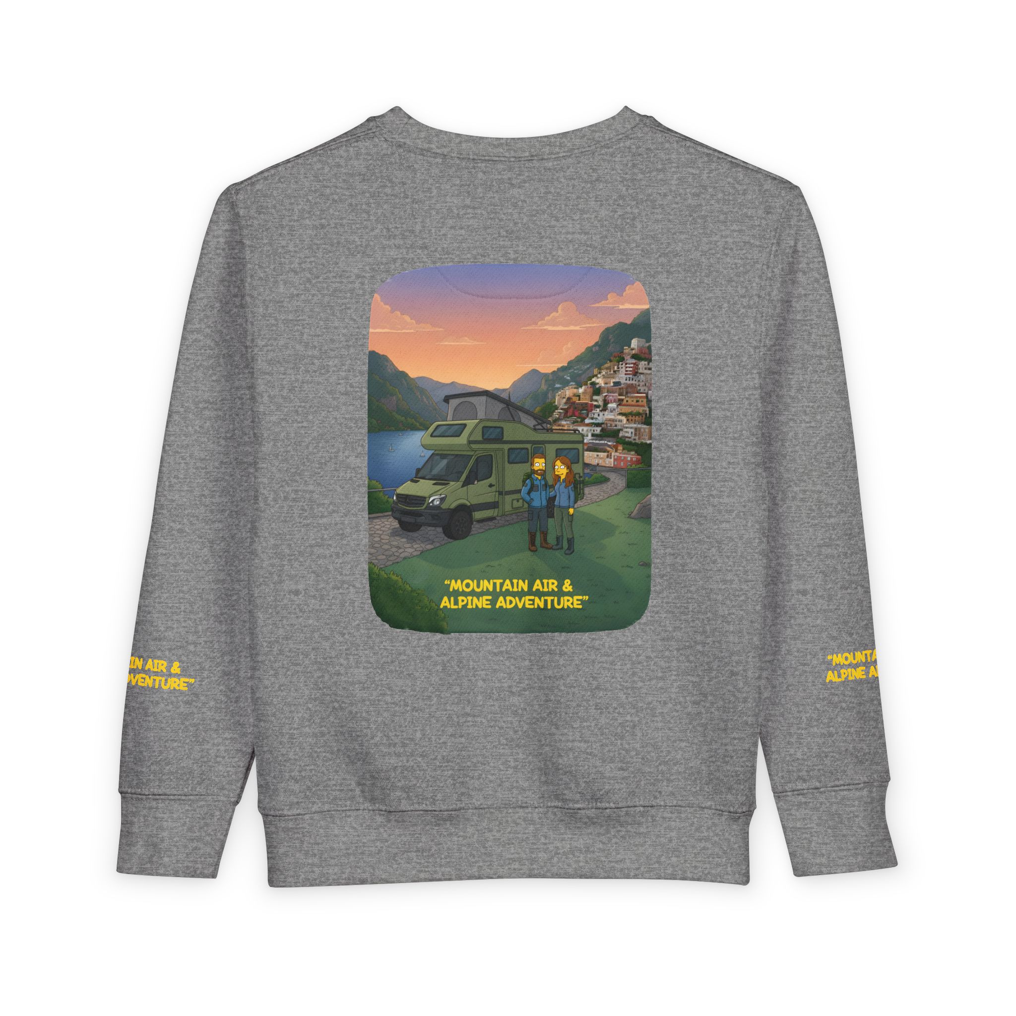 Toddler Sweatshirt - "Mountain Air And Alpine Adventure" (Design Sitcom-Line)