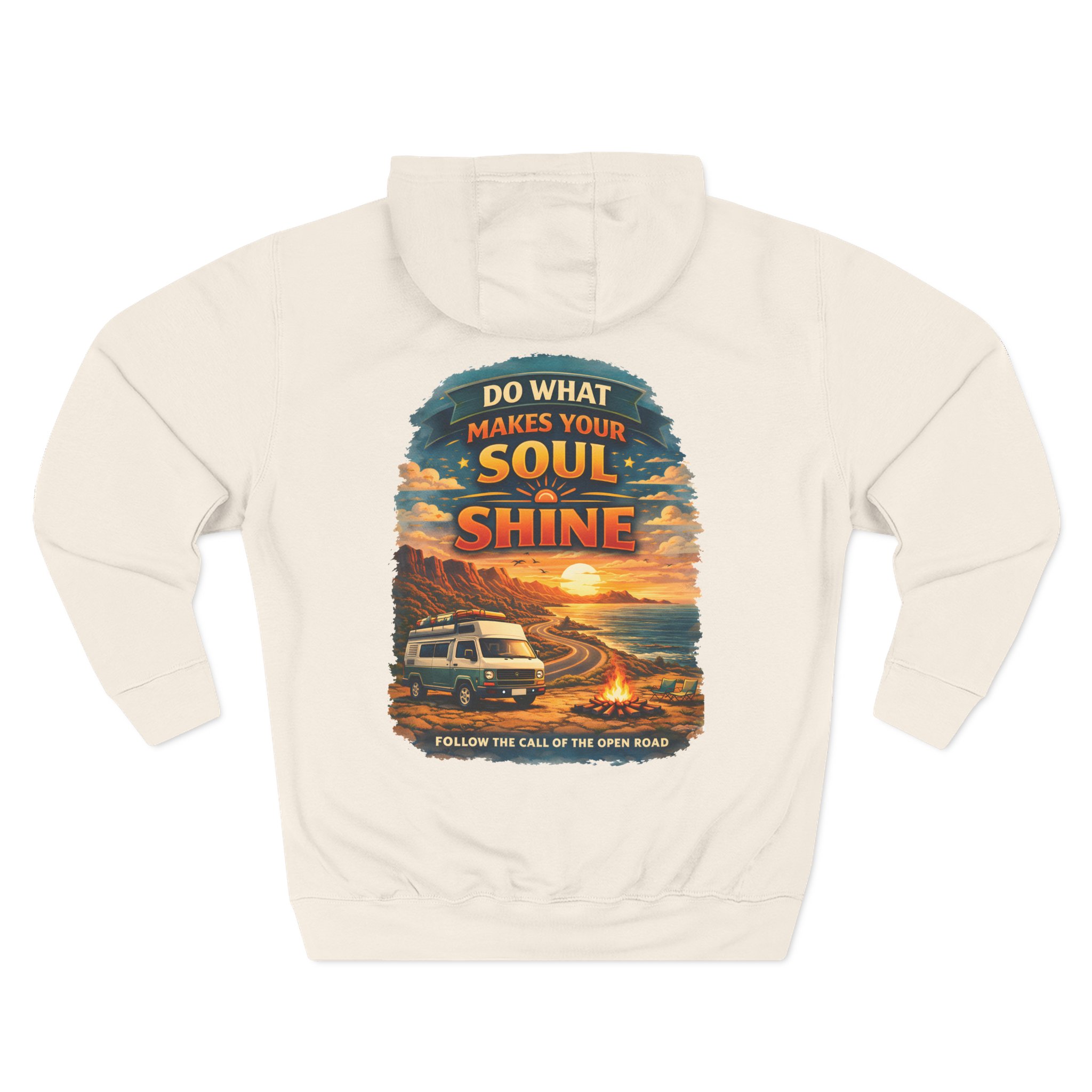 4479730851461524852_2048.jpeg Three-Panel Fleece Hoodie - "Do What Makes Your Soul Shine" Design Scenic-Line