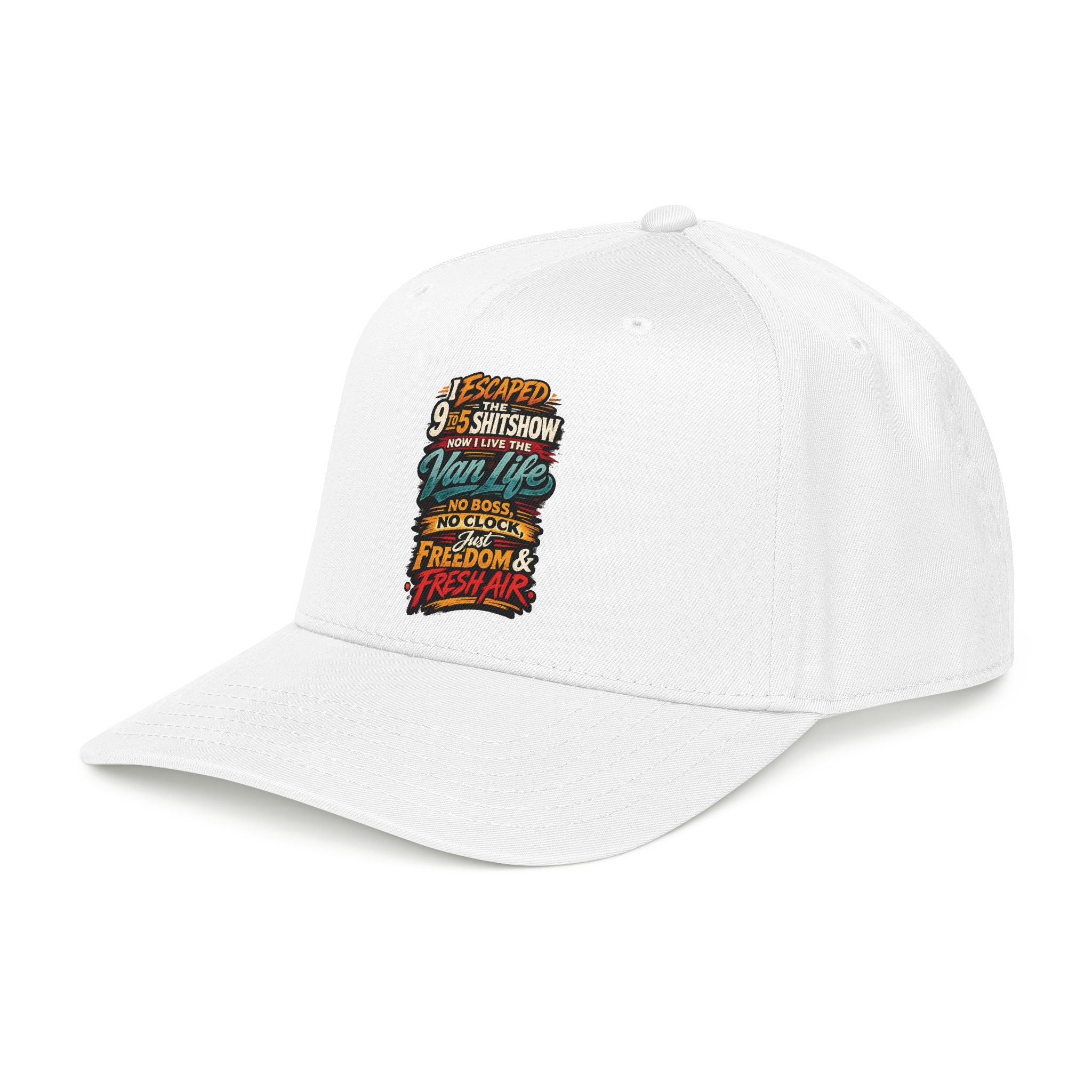 Baseball Cap - "I Escaped The 9 To 5" Design F**K-Line