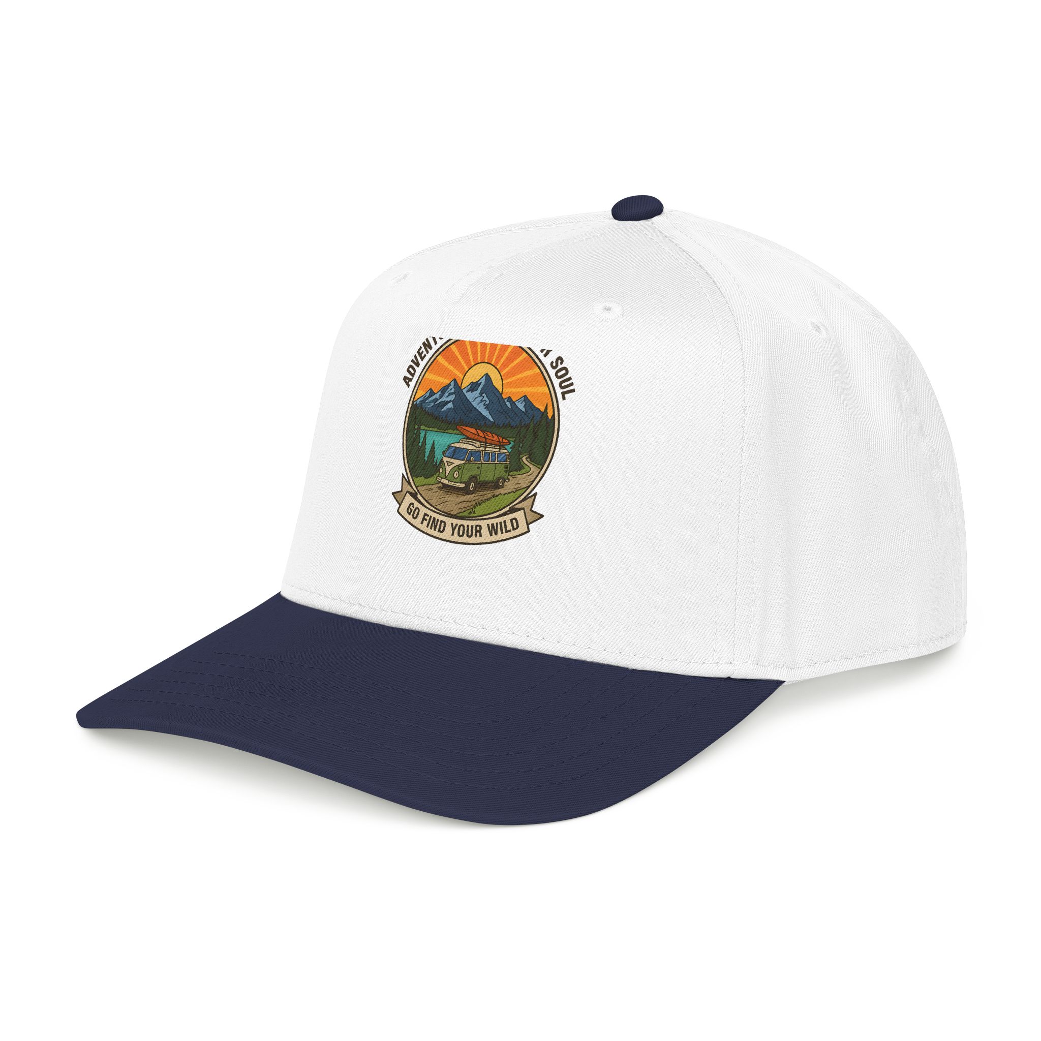 Baseball Cap — "Go Find Your Wild" Outdoor Patch