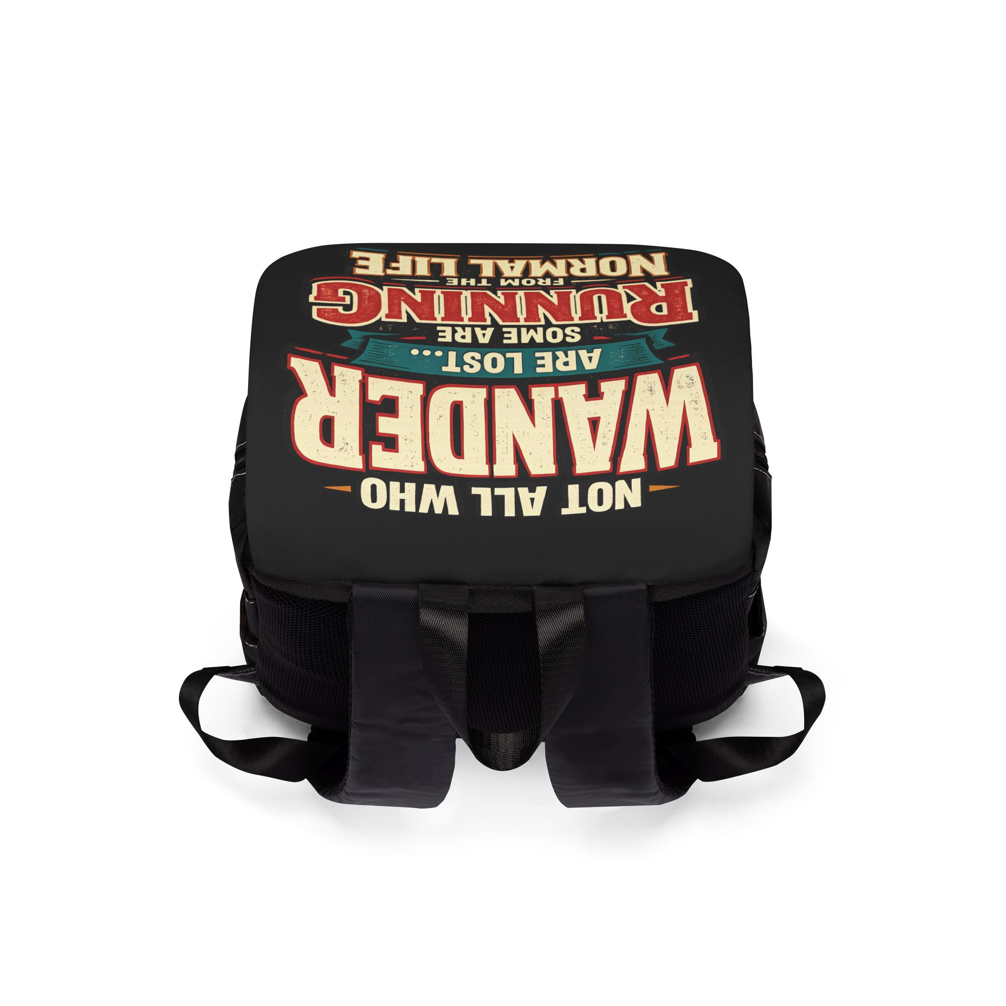 4531745031990588027_2048.jpeg Unisex Casual Shoulder Backpack — "Not All Who Wander Are Lost" Design F**K-Line