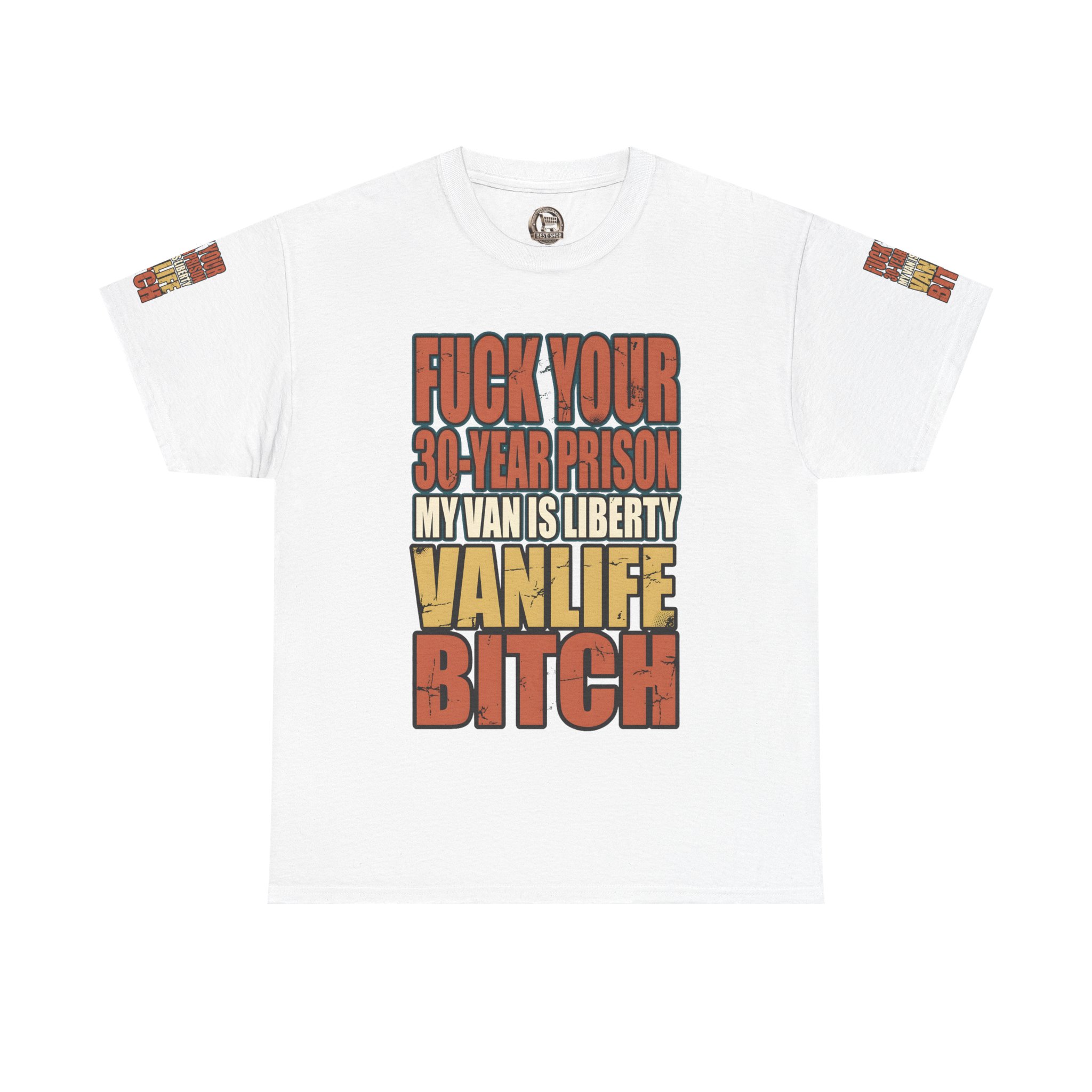 Unisex Heavy Cotton Tee — "Fuck Your 30 Year" Design F**K-Line