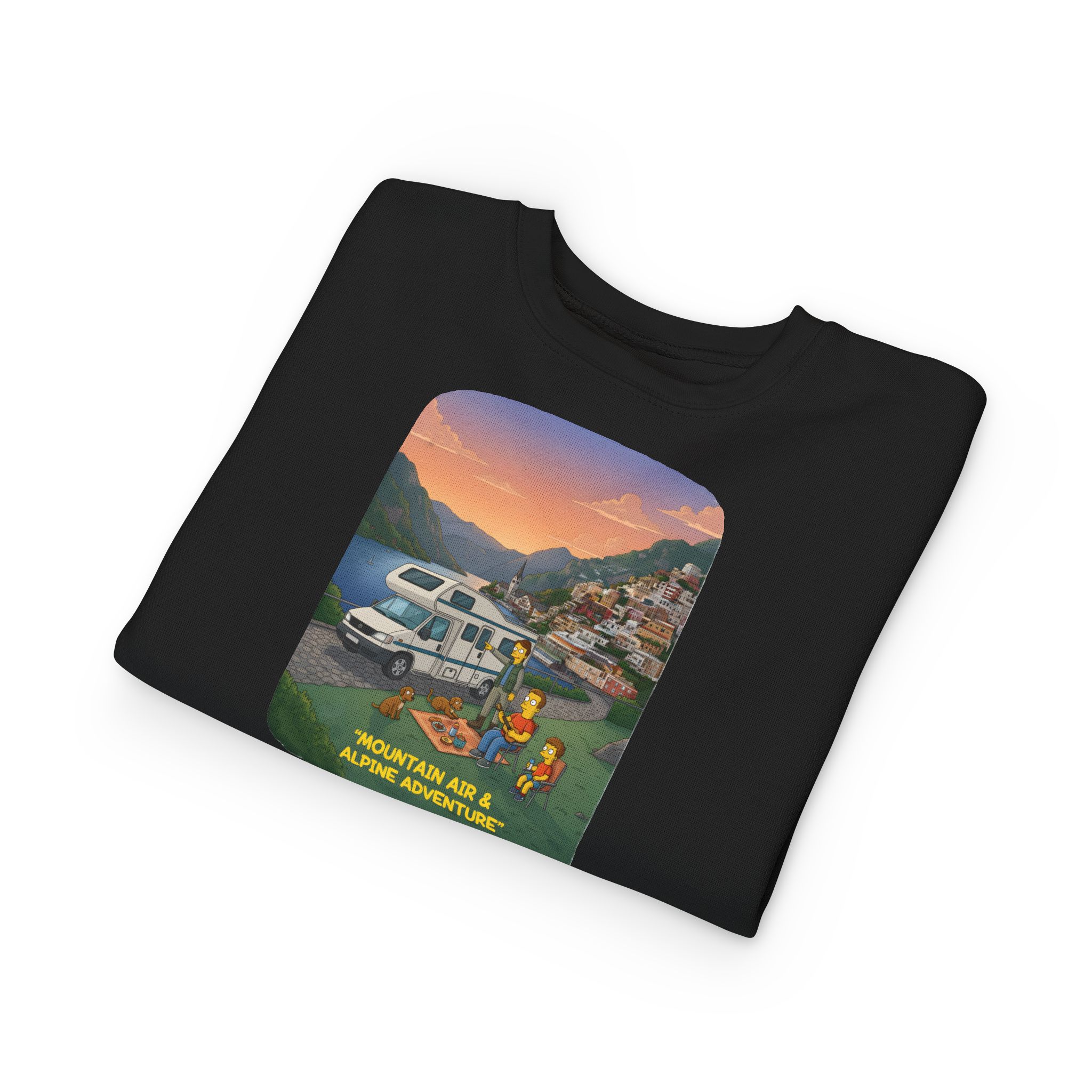 Toddler Sweatshirt - "Mountain Air-Alpine Adventure" (Design Sitcom-Line)