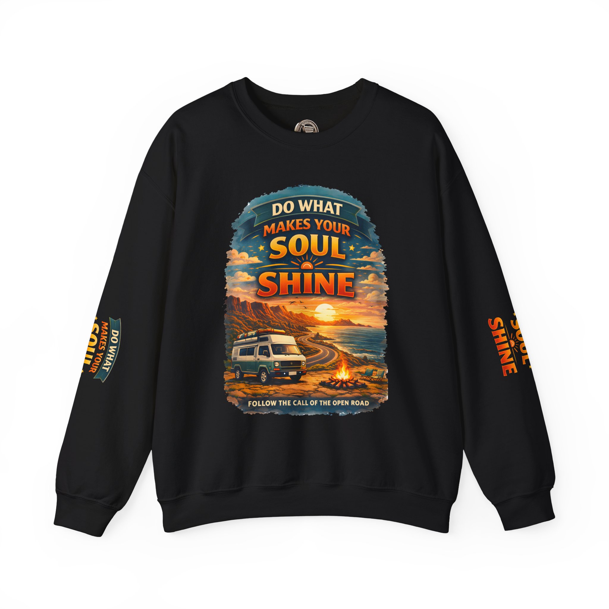 Unisex Heavy Blend™ Crewneck Sweatshirt — "Do What Makes Your Soul Shine" Design Scenic-Line
